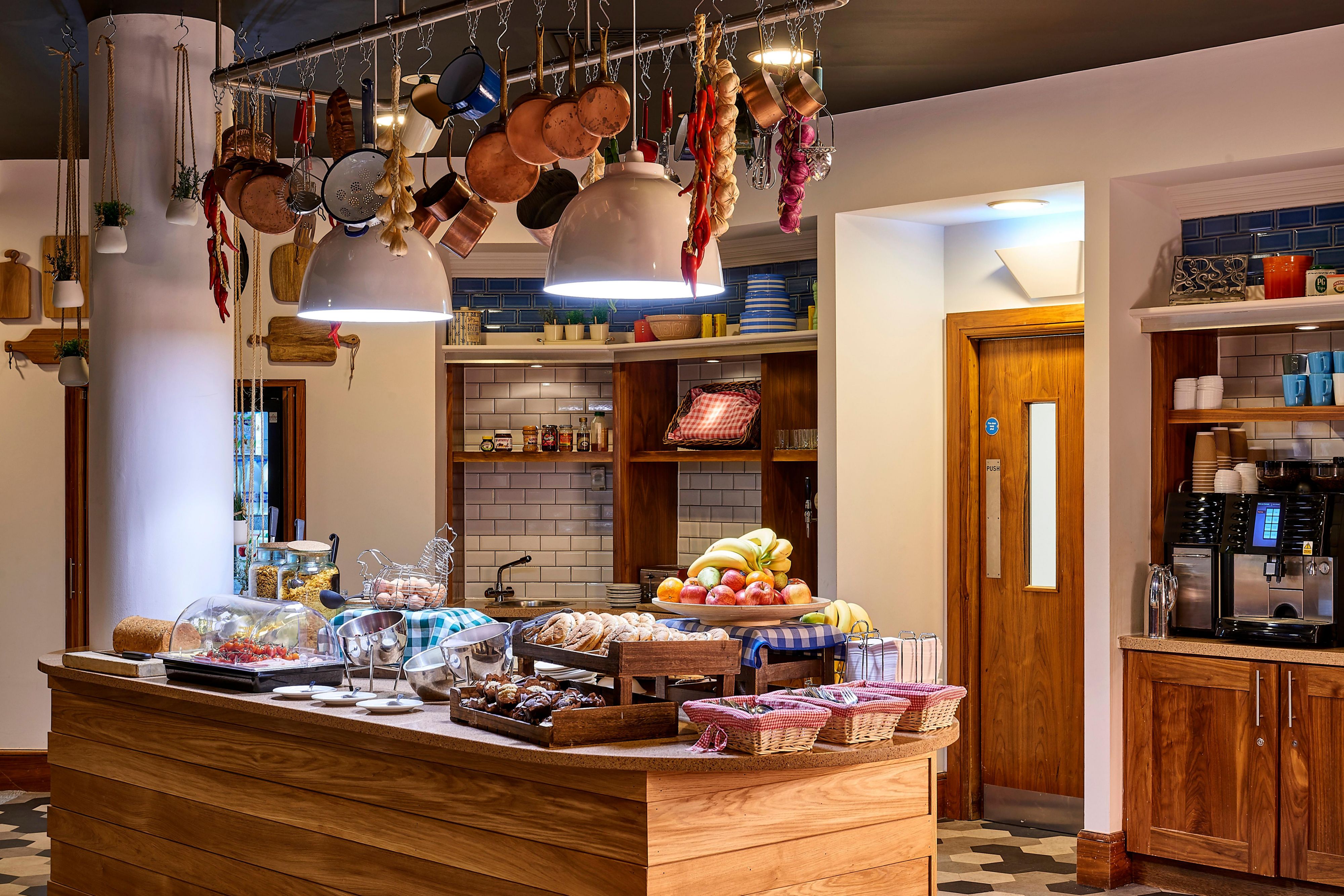 Start your day right at Staybridge Suites Liverpool with our complimentary breakfast featuring some hot favourites – bacon, sausages, scrambled eggs, and hashbrowns. Indulge in continental delights with pastries, fresh fruits, and yoghurt. It's all included with your stay, ensuring a delicious and hassle-free morning to kickstart your day.