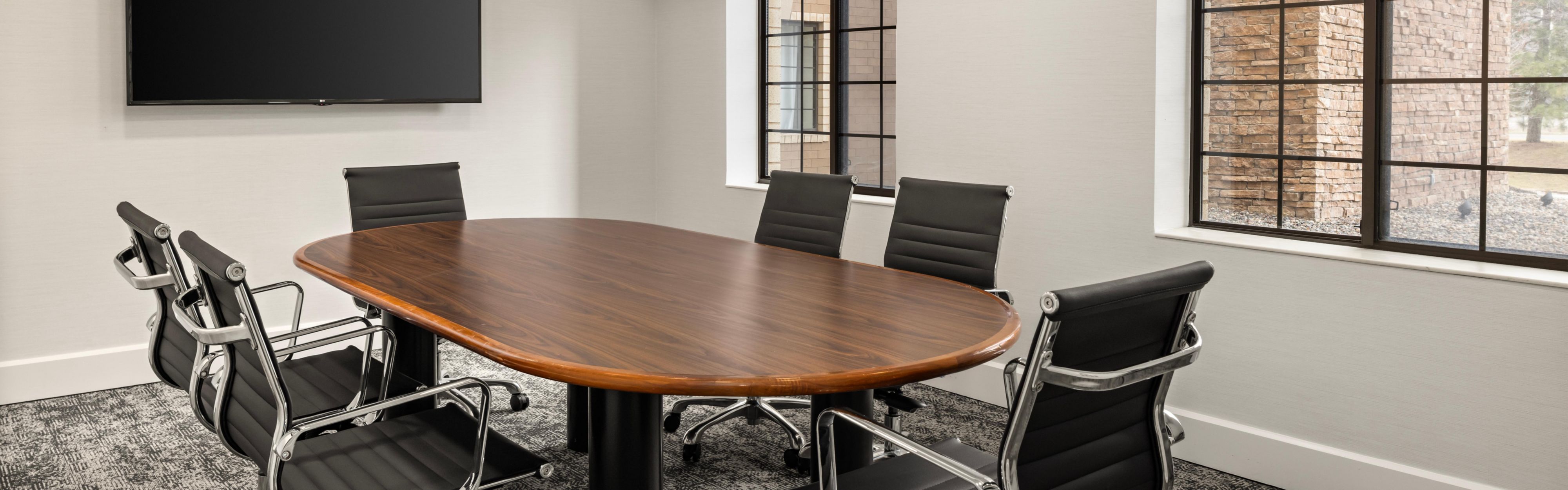 Our boardroom is perfect for small meetings