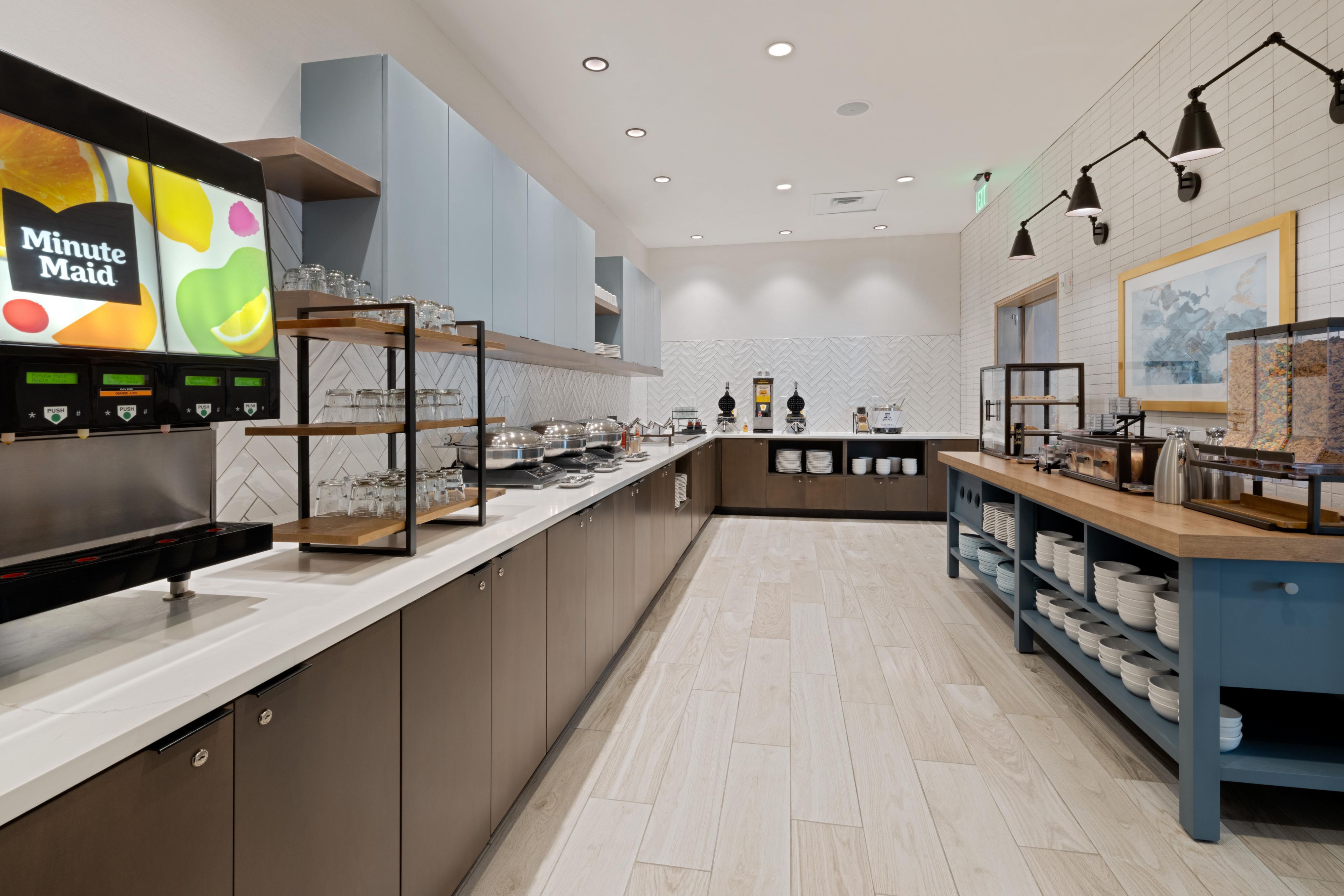 Start your day with our complimentary hot breakfast buffet, featuring a variety of favorites and healthy choices to energize your morning. Enjoy fresh coffee, pastries, eggs, and daily specials.