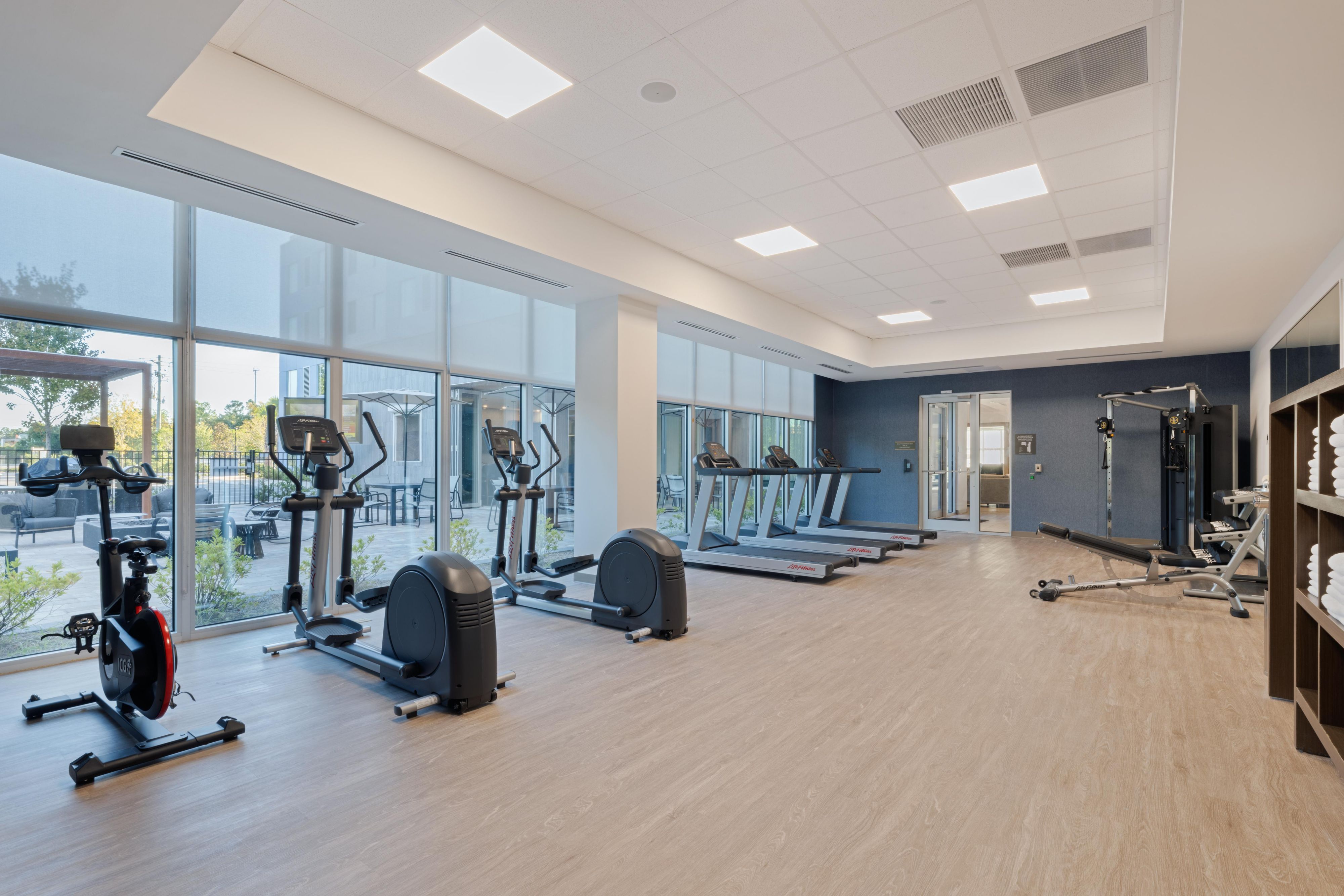 Workout anytime during your stay at our Miramar Beach hotel. Our Fitness Center is equipped with state-of-the-art machines and a convenient water station to keep you refreshed.