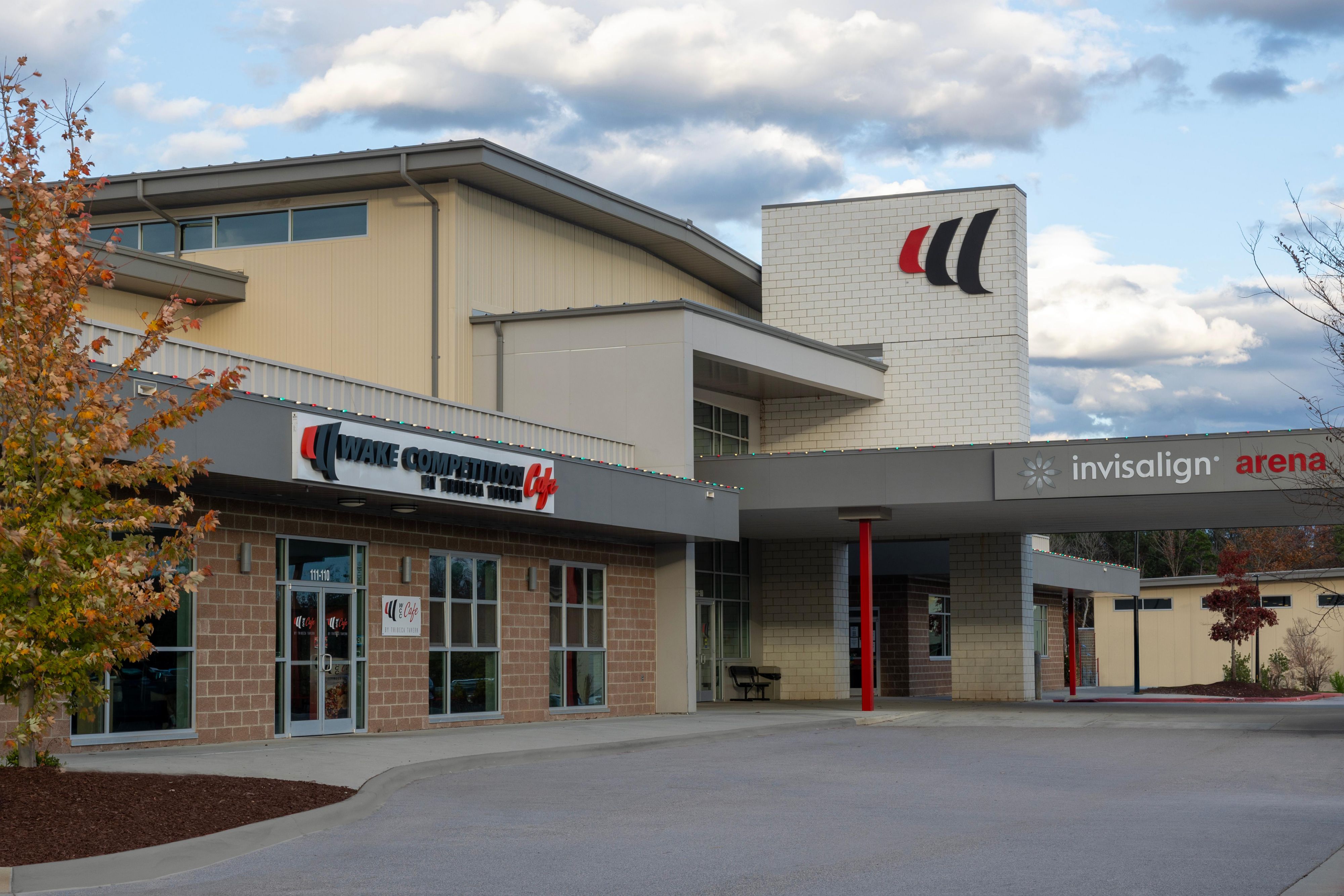 We're near the Wake Competition Center and Invisalign Arena.