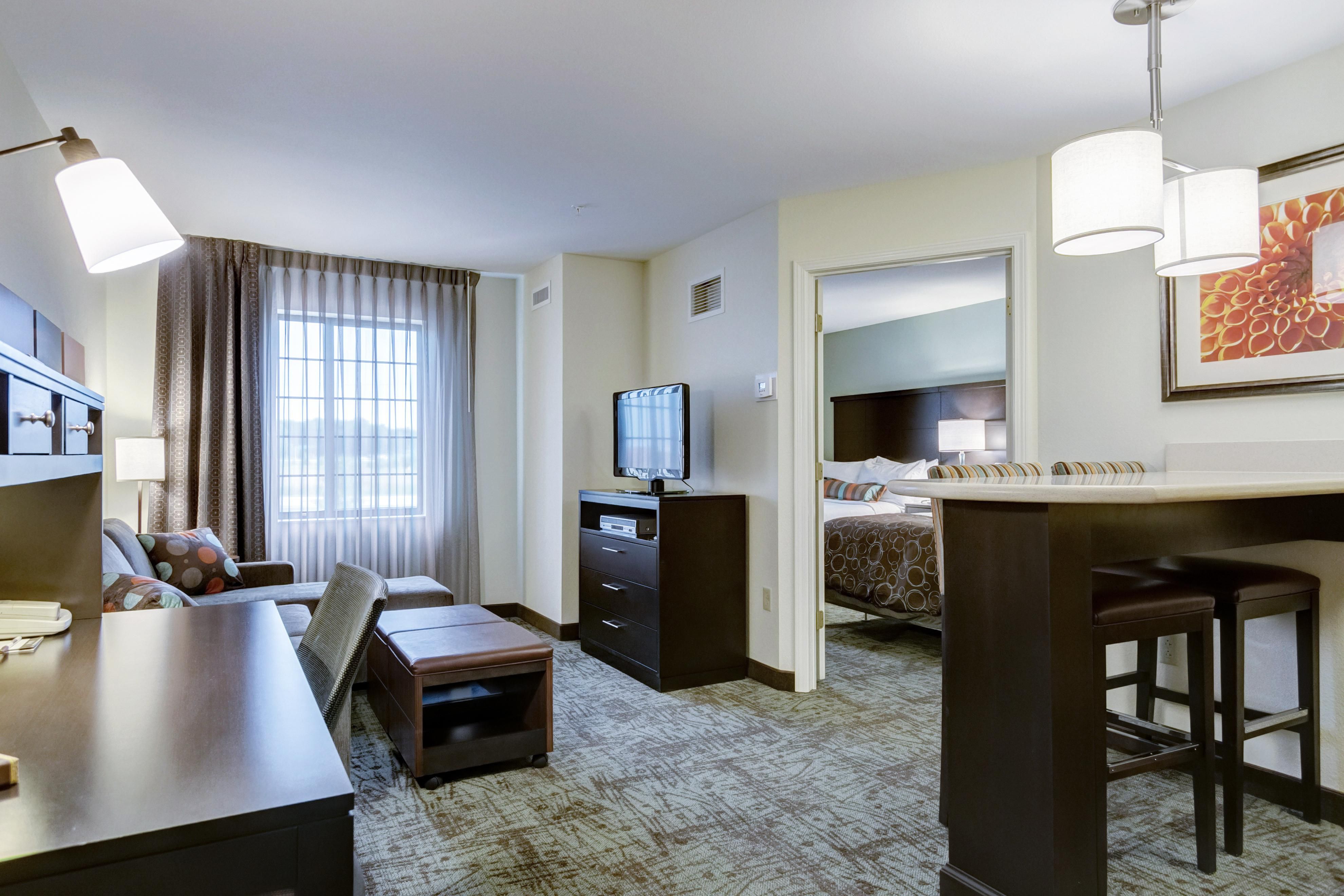 All suites at the hotel are very spacious with a seating area, as well as fully equipped kitchen