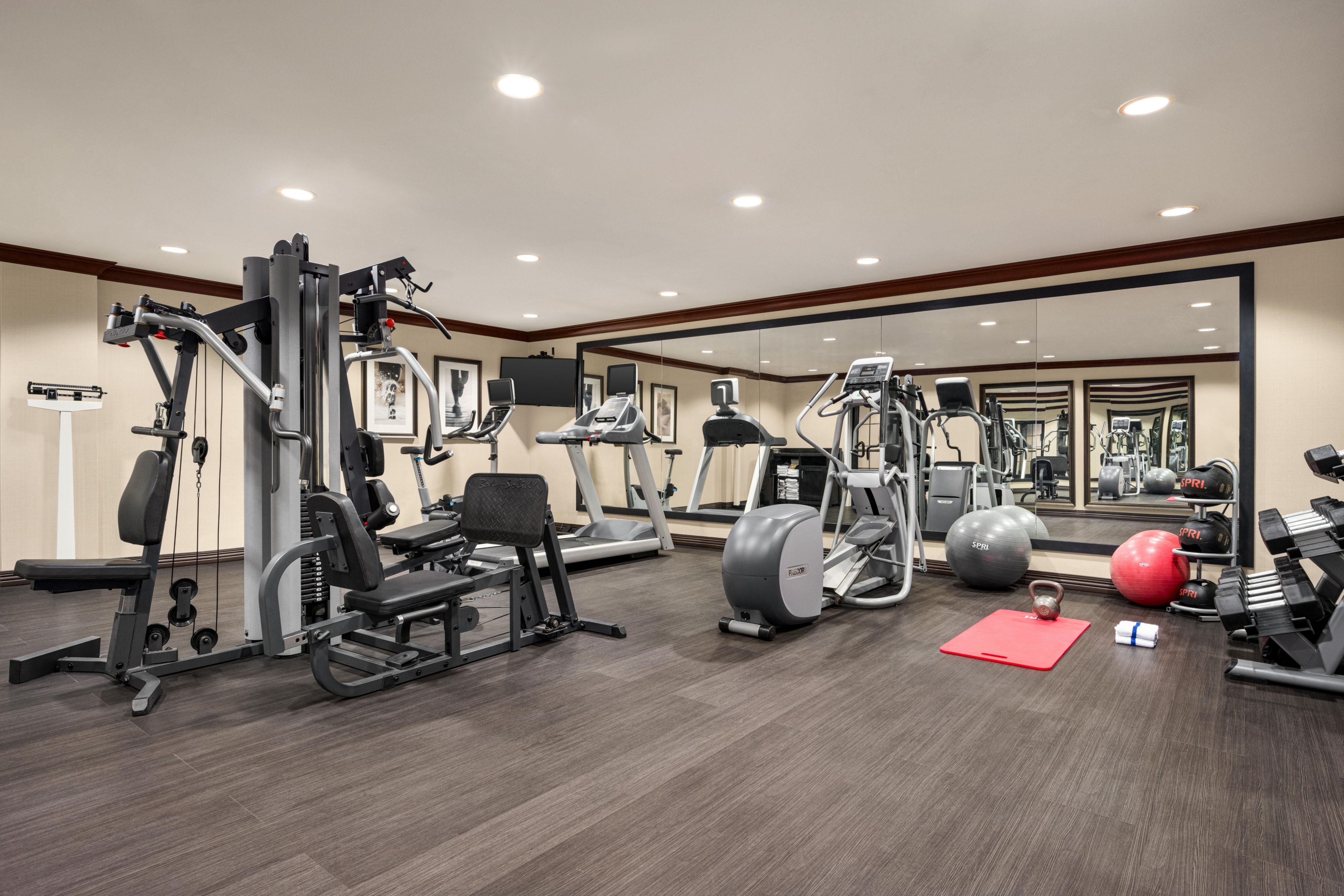 Enjoy our complimentary fitness center during your stay. Helping you stay in shape while traveling.