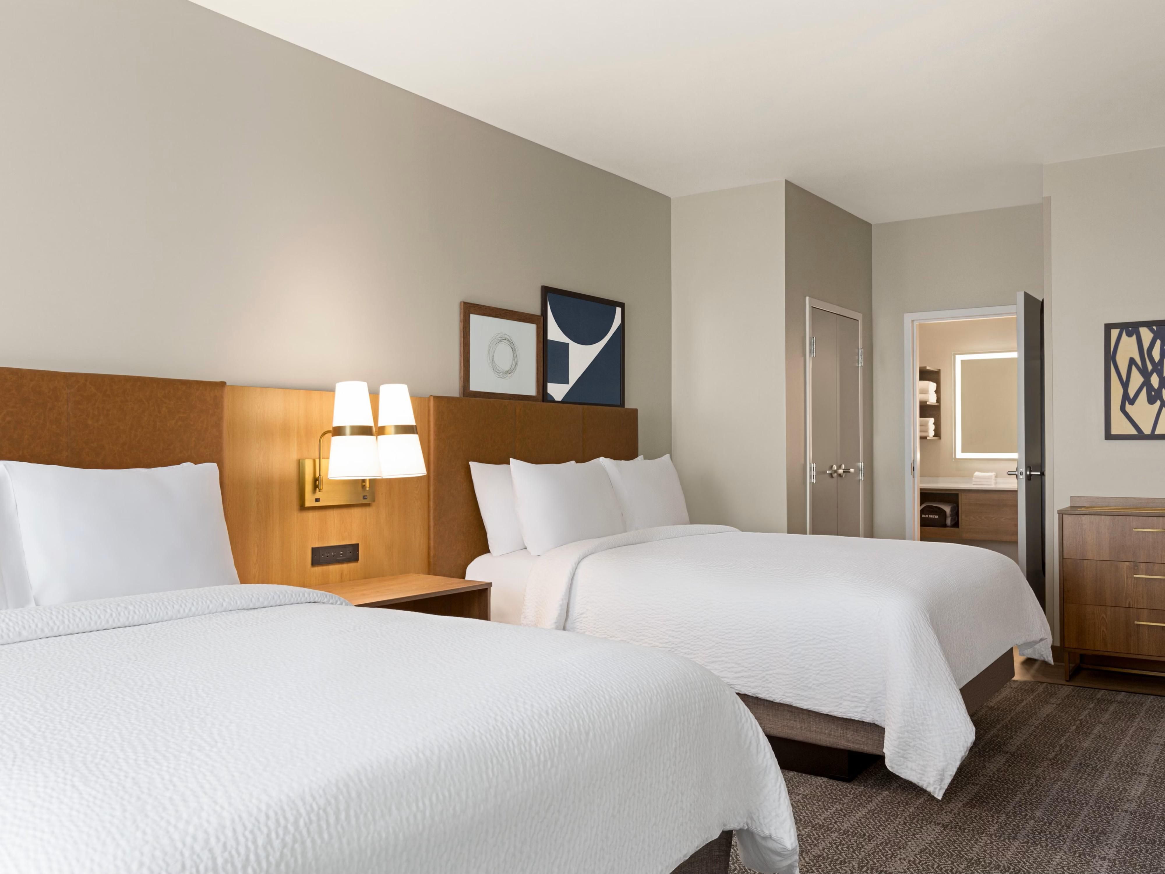 2 Queen Beds in a Studio Suite