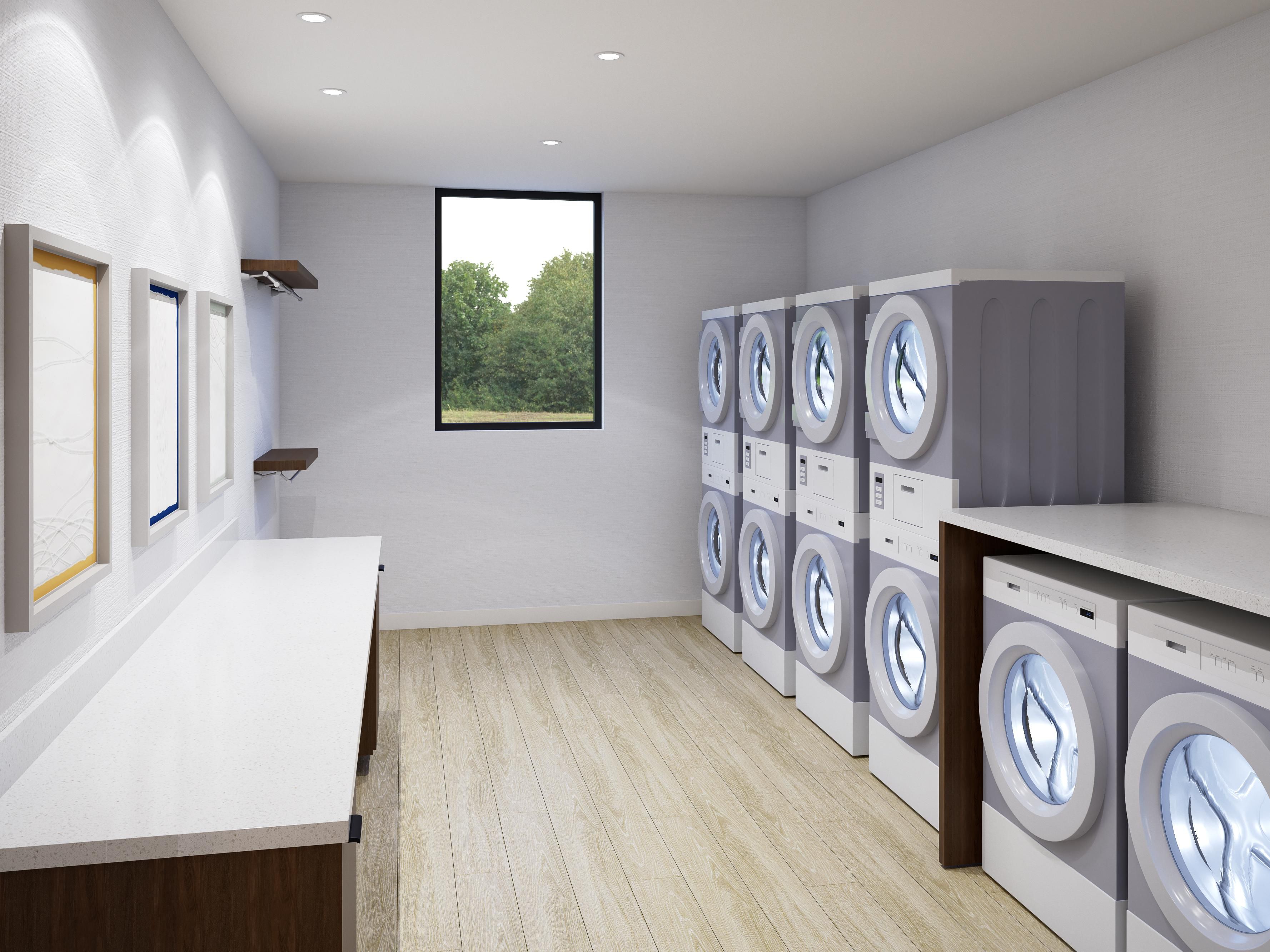 Complimentary laundry space