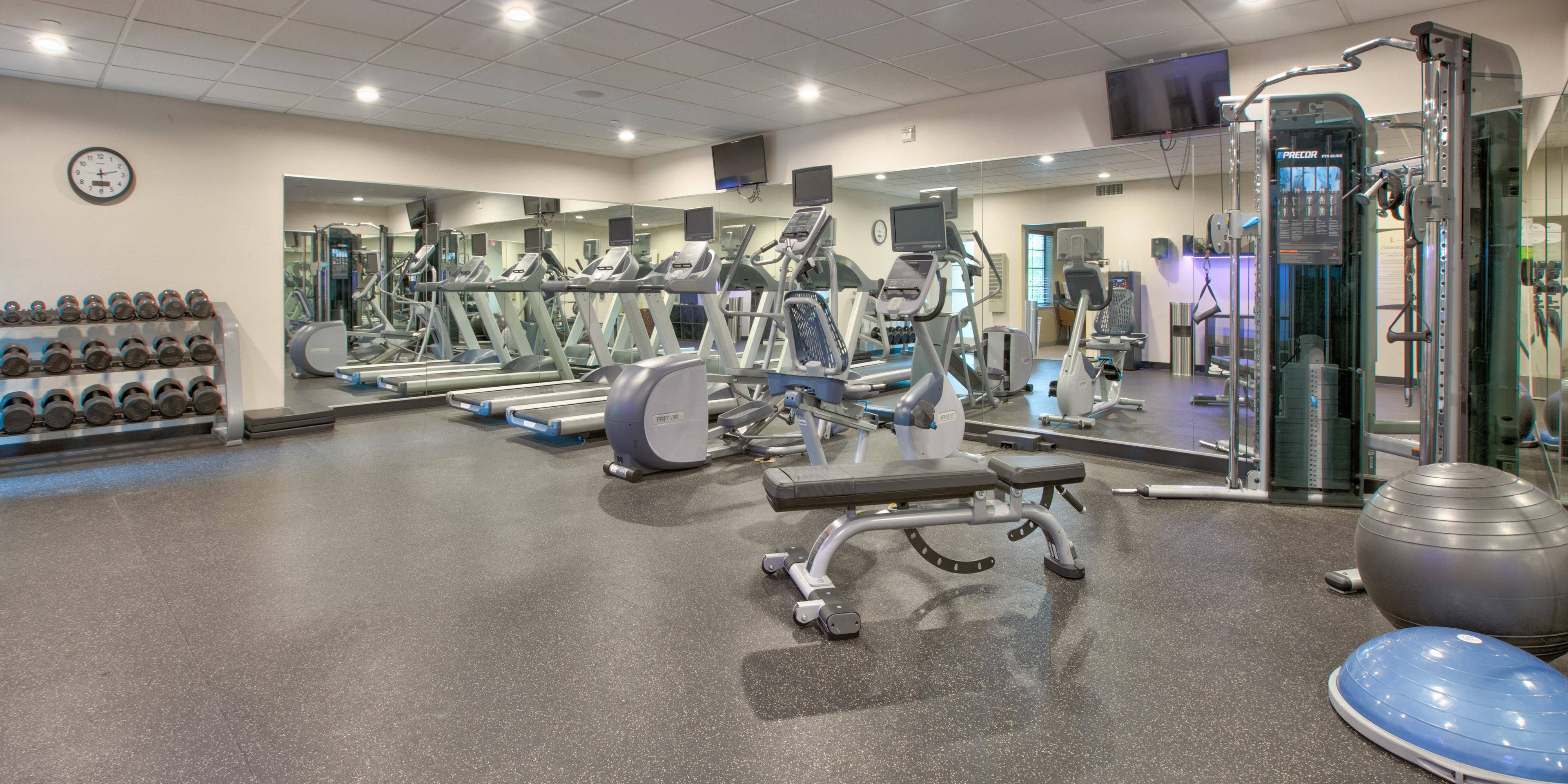 Modern Fitness Room with Extensive Options