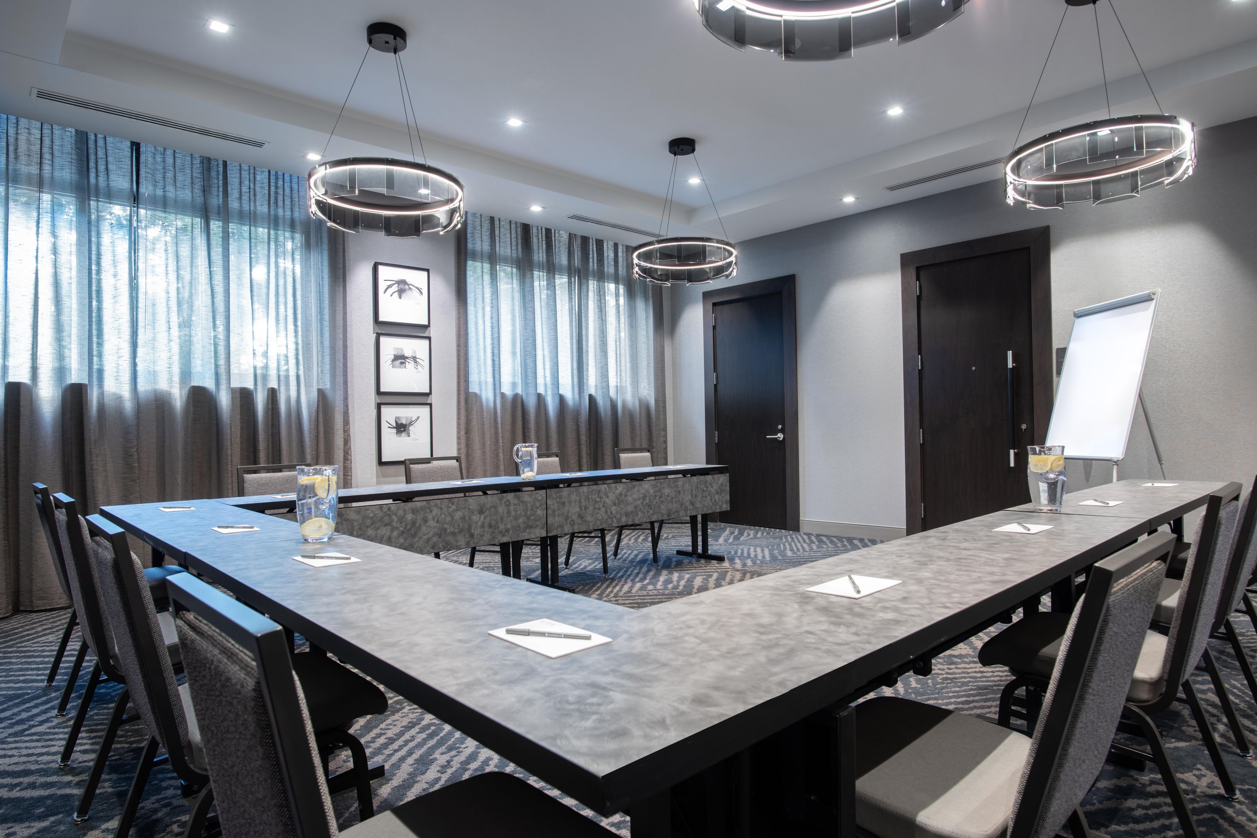 For all your event needs we offer 1,200 sq. ft. of flexible space. Book your next meeting or special event with us!