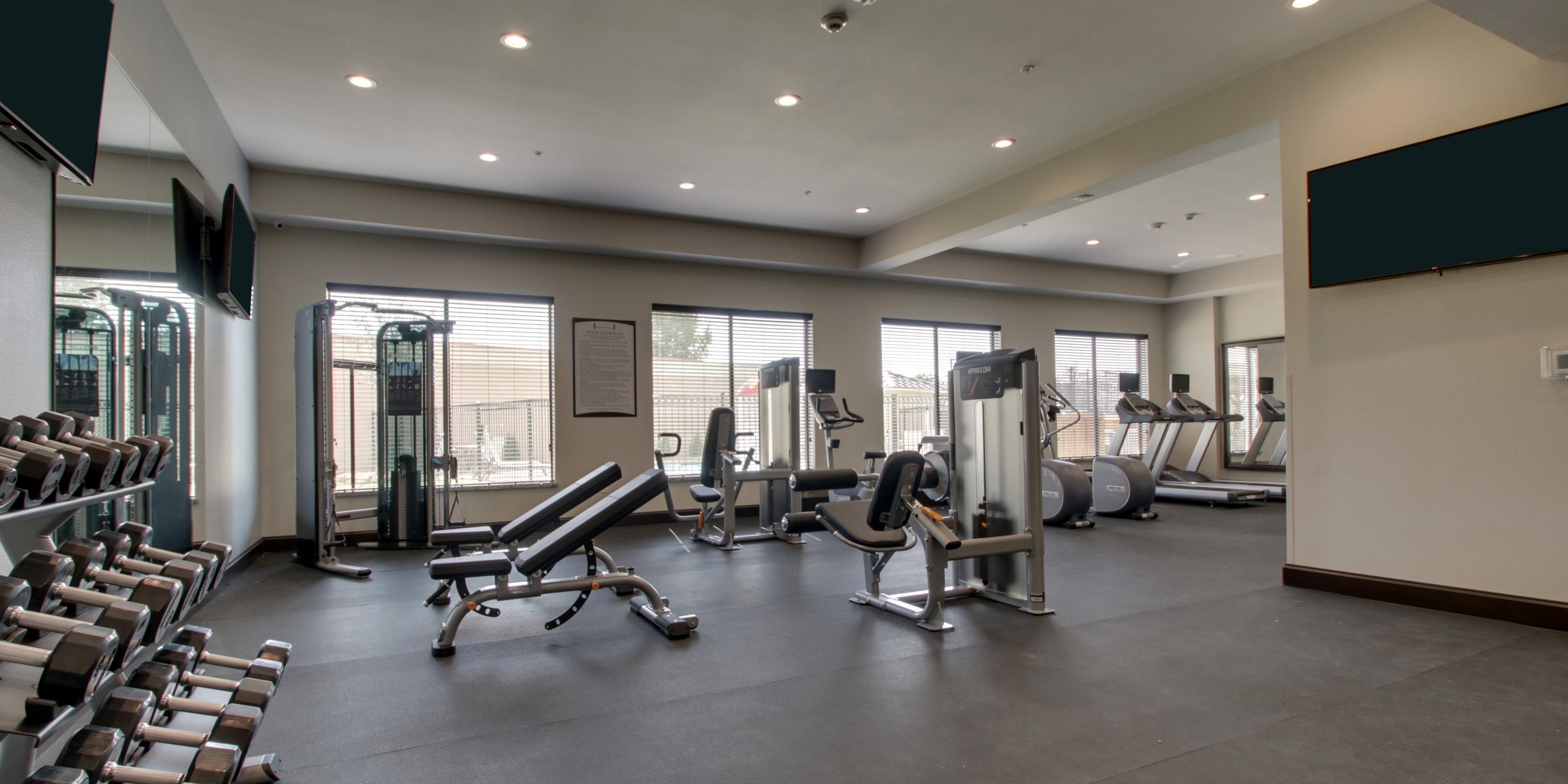 24/7 free fully-equipped fitness center at Staybridge Suites