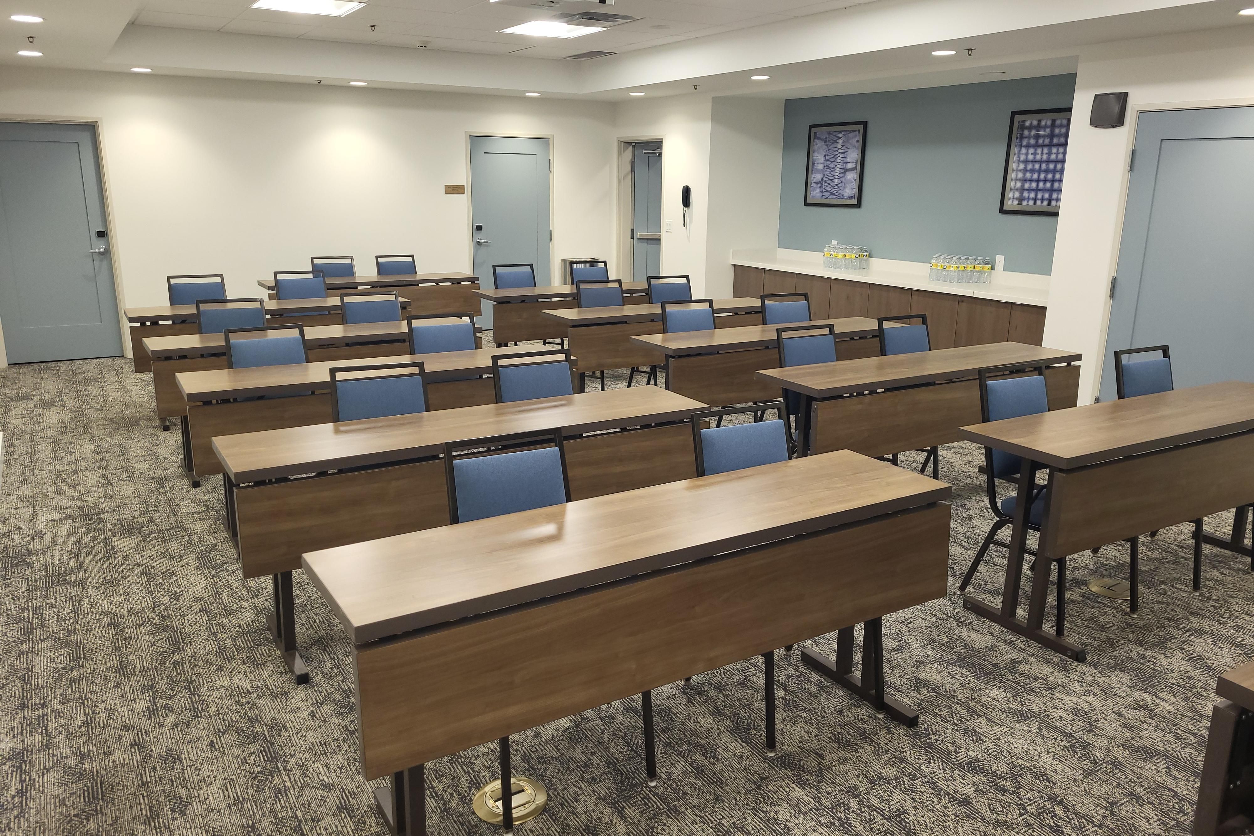 Contact us to book your small meeting or event! Our 700 square foot meeting room is perfect for business meetings, family reunions, graduation parties, and more! 