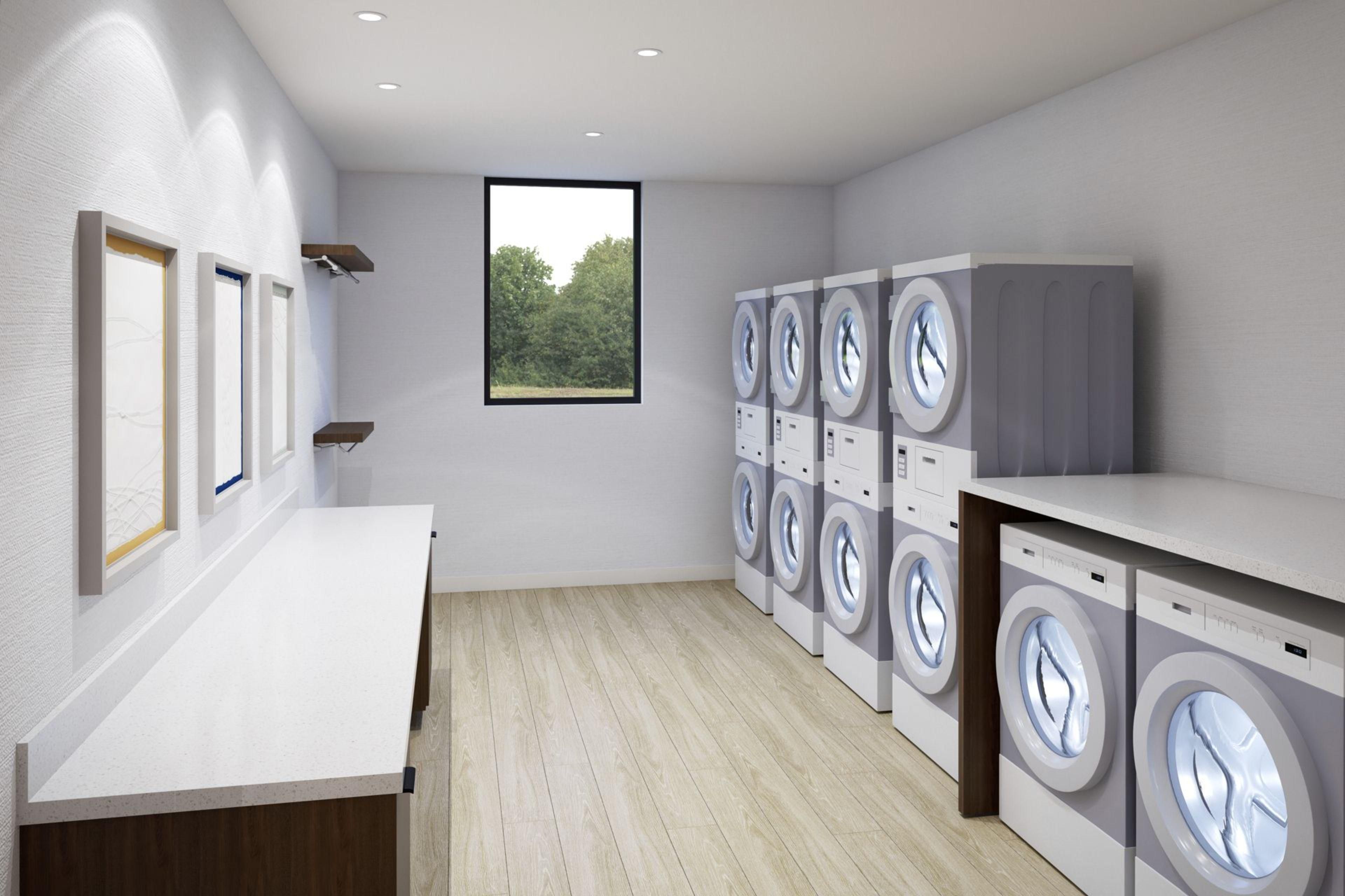 Take advantage of our complimentary washer and dryer during your stay.