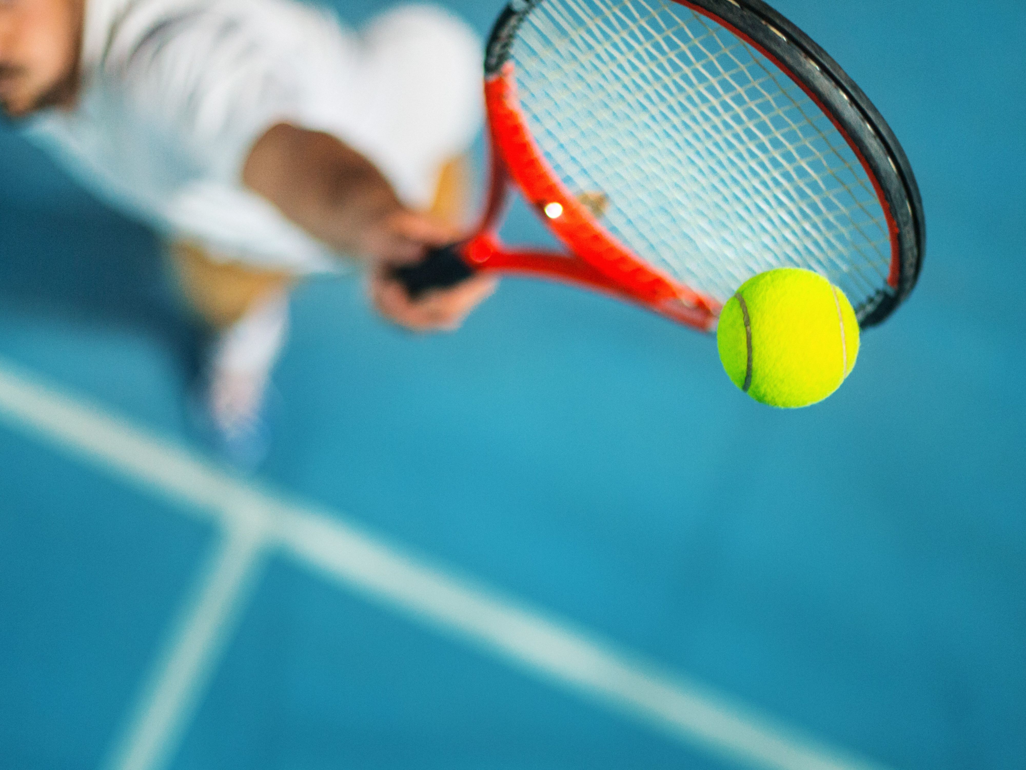 Enjoying the tennis package perks