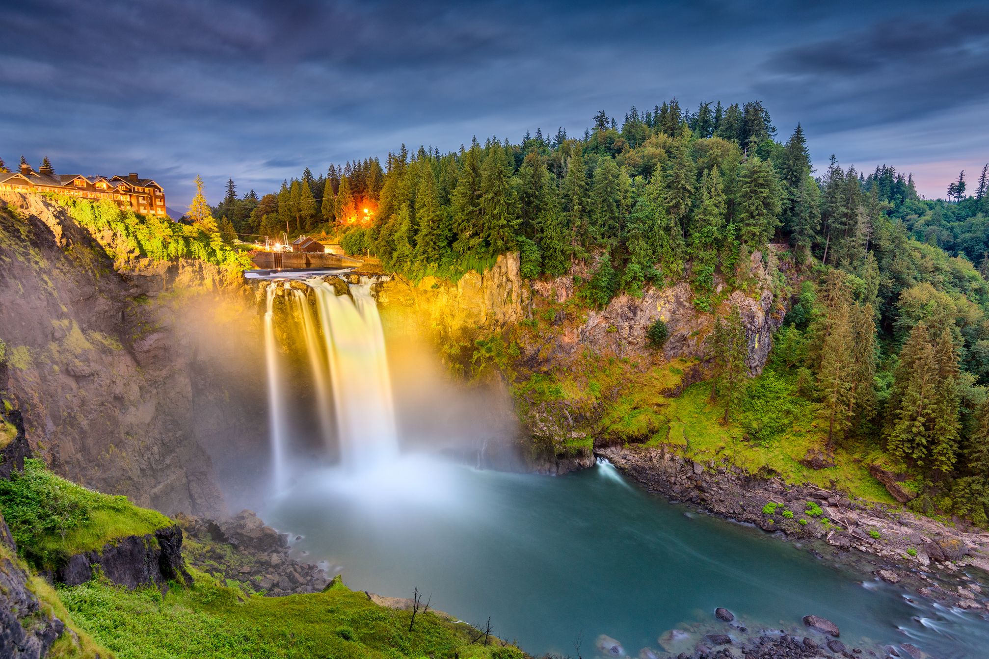Snoqualmie Falls waterfall.