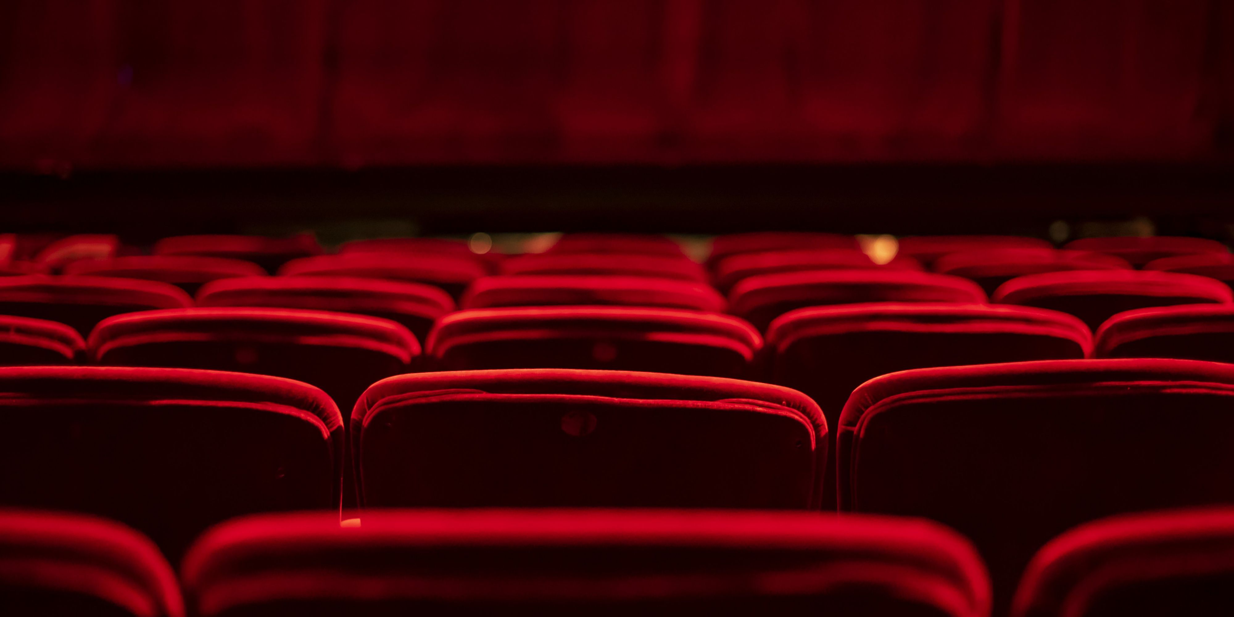 Red theater seats
