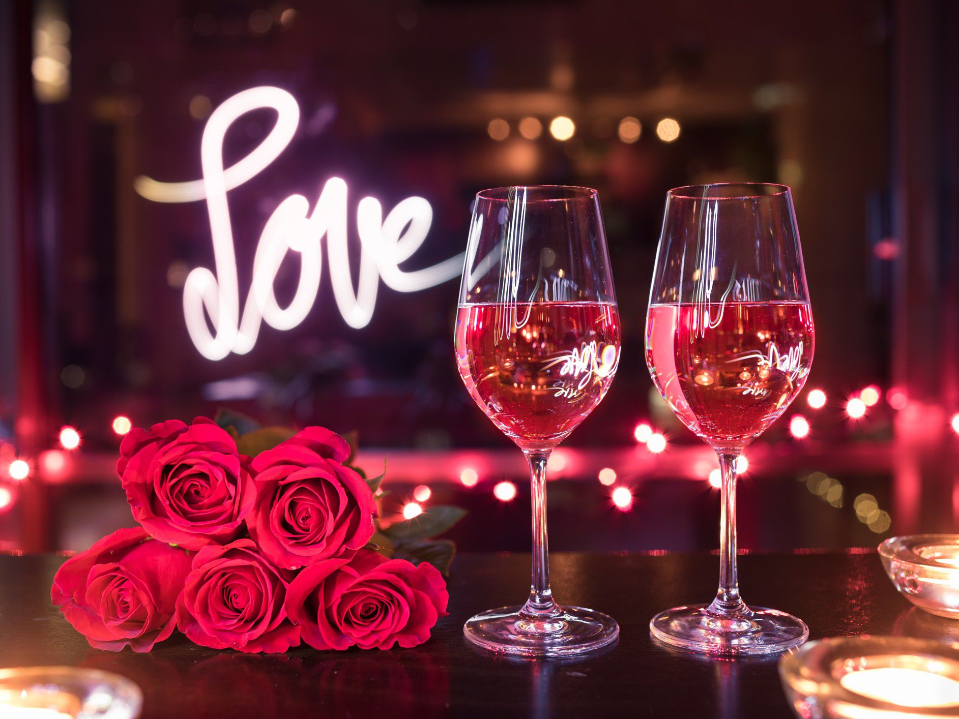 Valentines day dinner