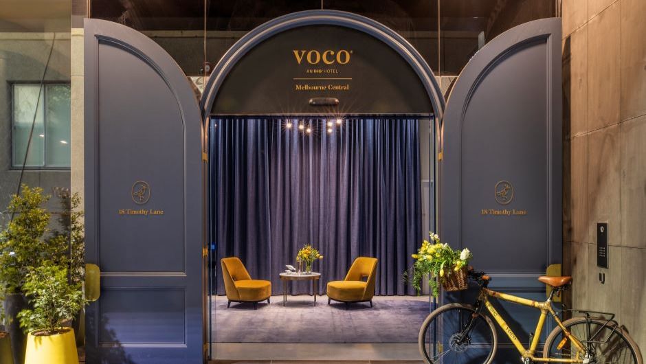Entrance of voco Melbourne Central