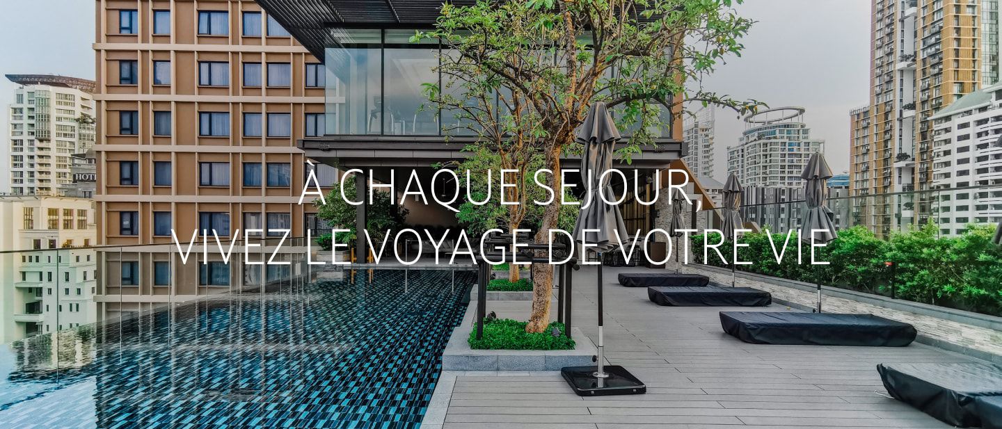 Toit-terrasse d'un hôtel