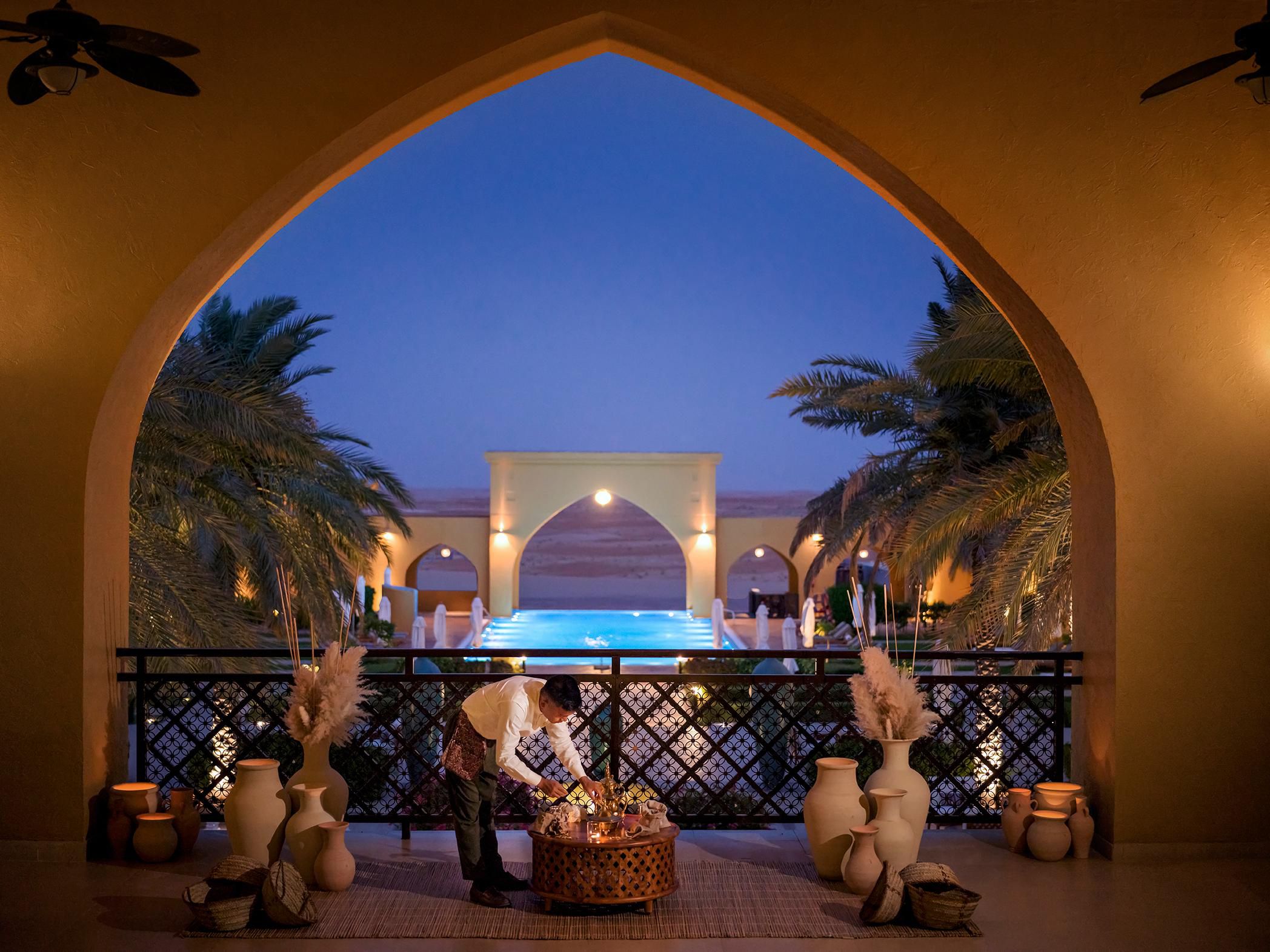 Enjoy authentic Arabic Gahwa tasting in a serene desert setting