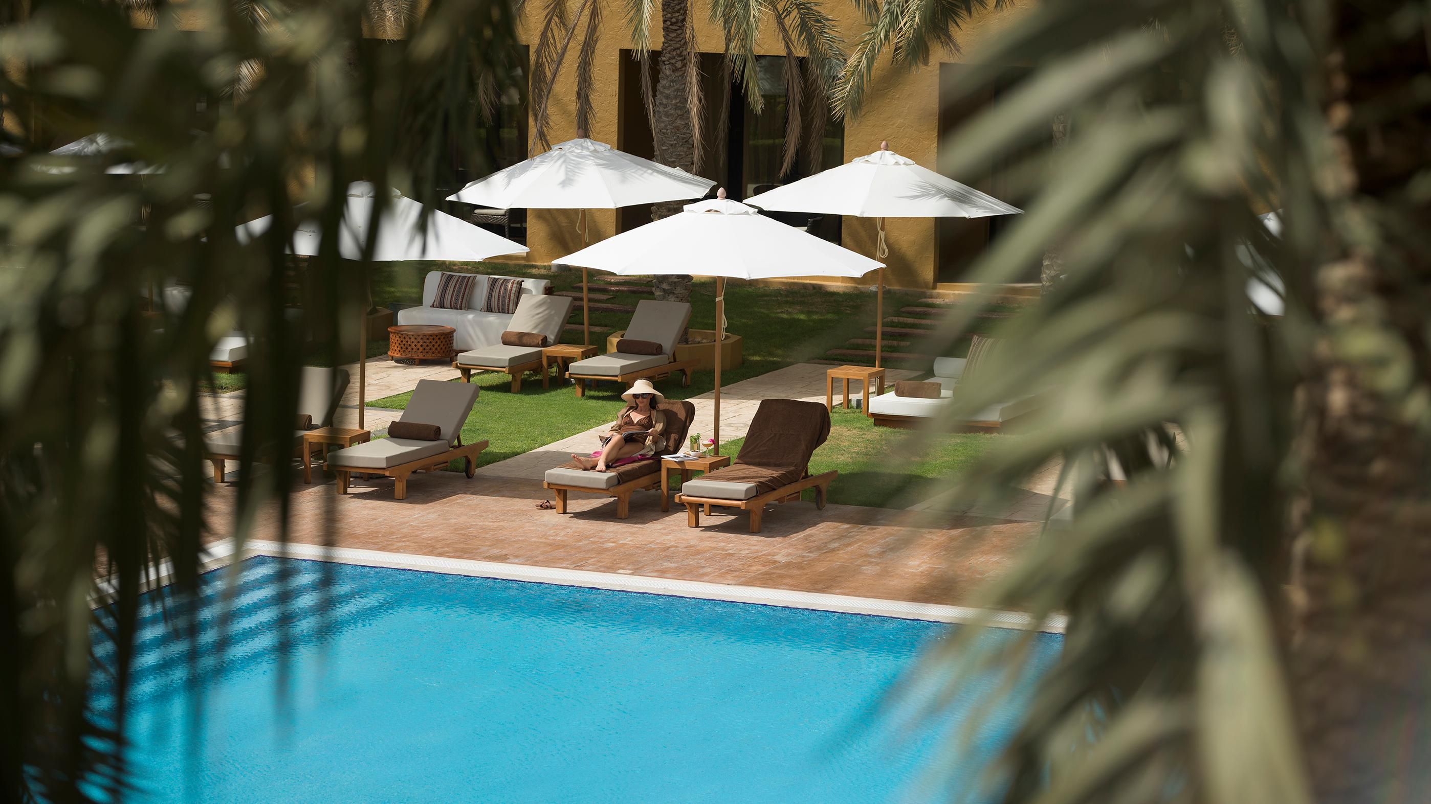 Moments of calm by the pool
