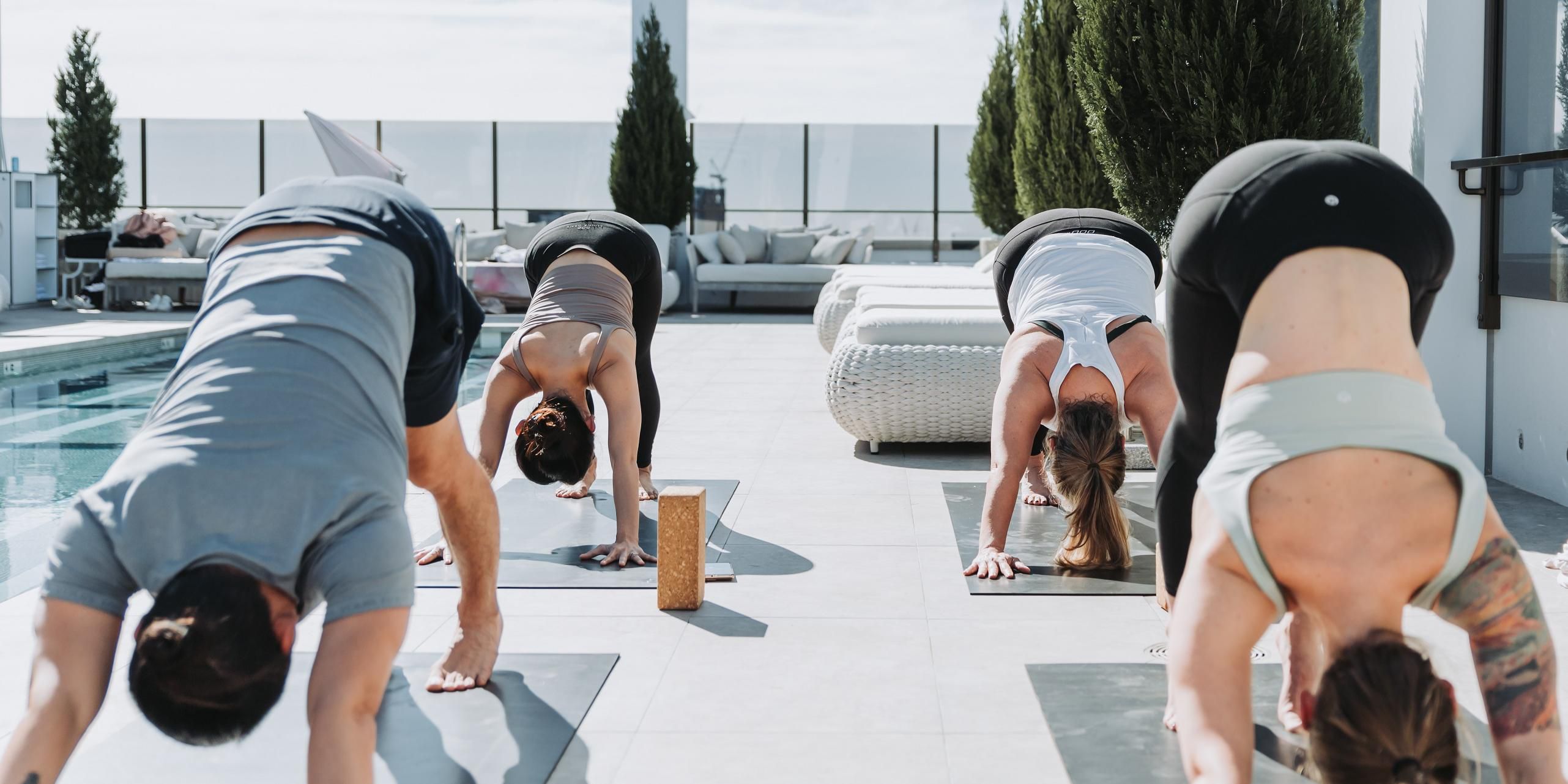 Join us 9am Saturdays for a complimentary yoga flow on the rooftop led by Mana Yoga Retreats. Open to all ages and abilities!