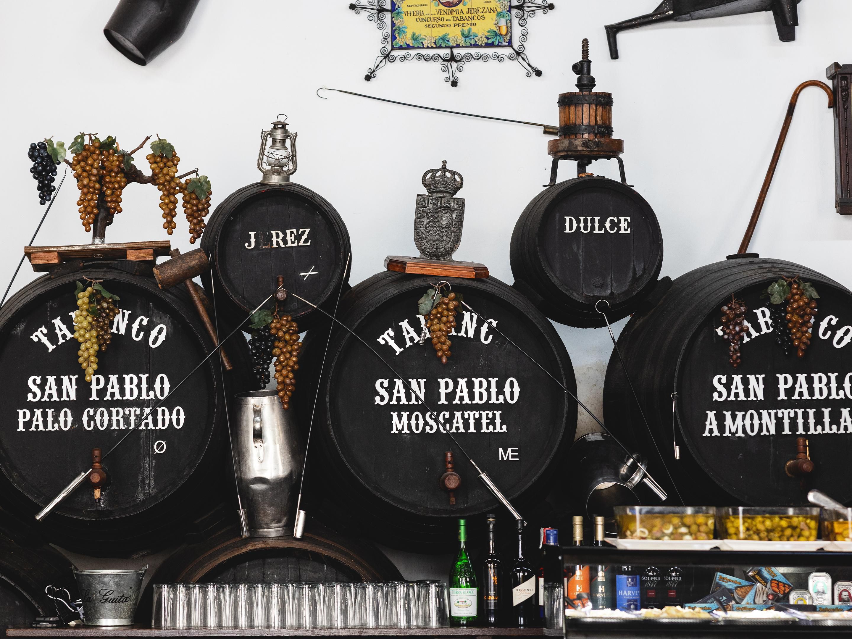 Interior of a typical Andalusian mesón