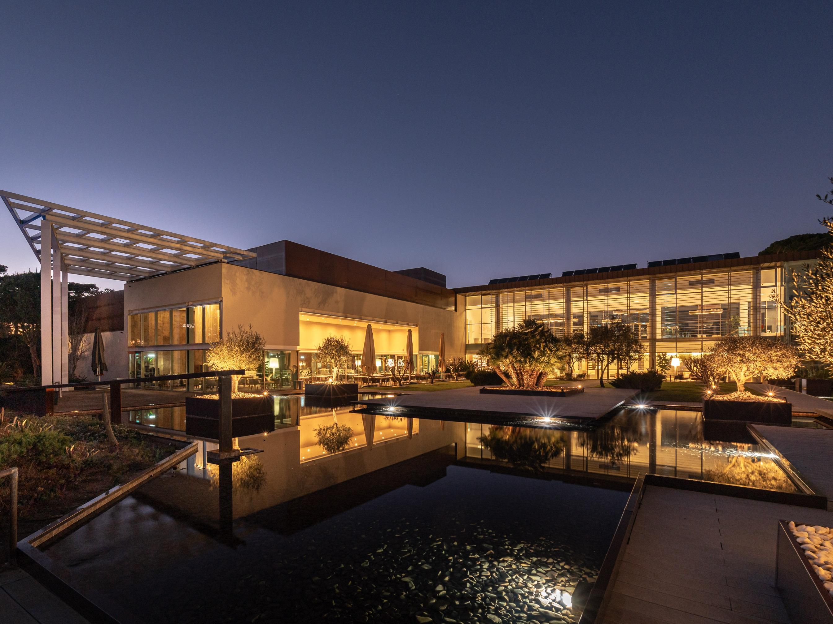 Our beautiful Hotel by night