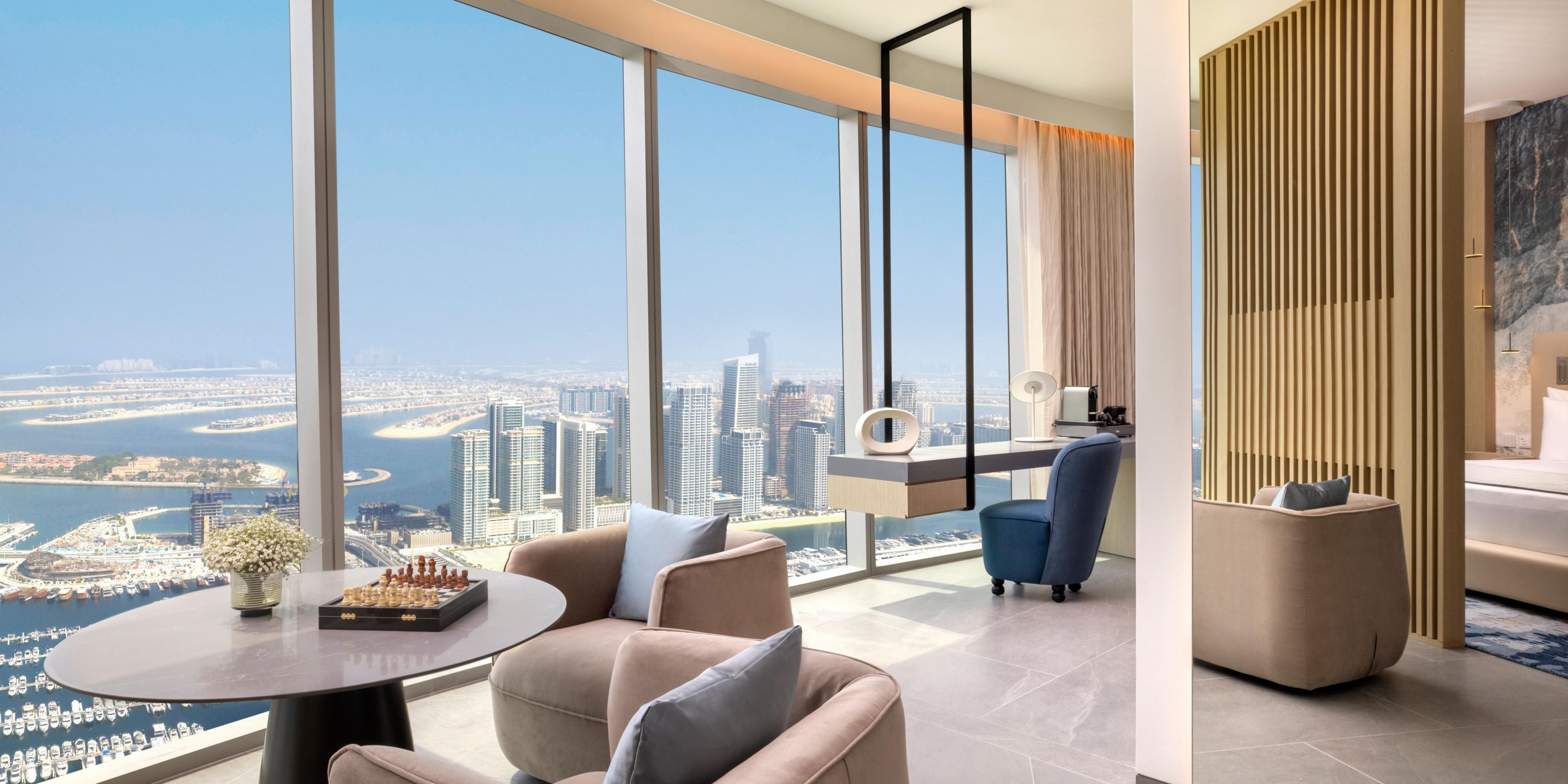 One Bedroom Suite view over the palm