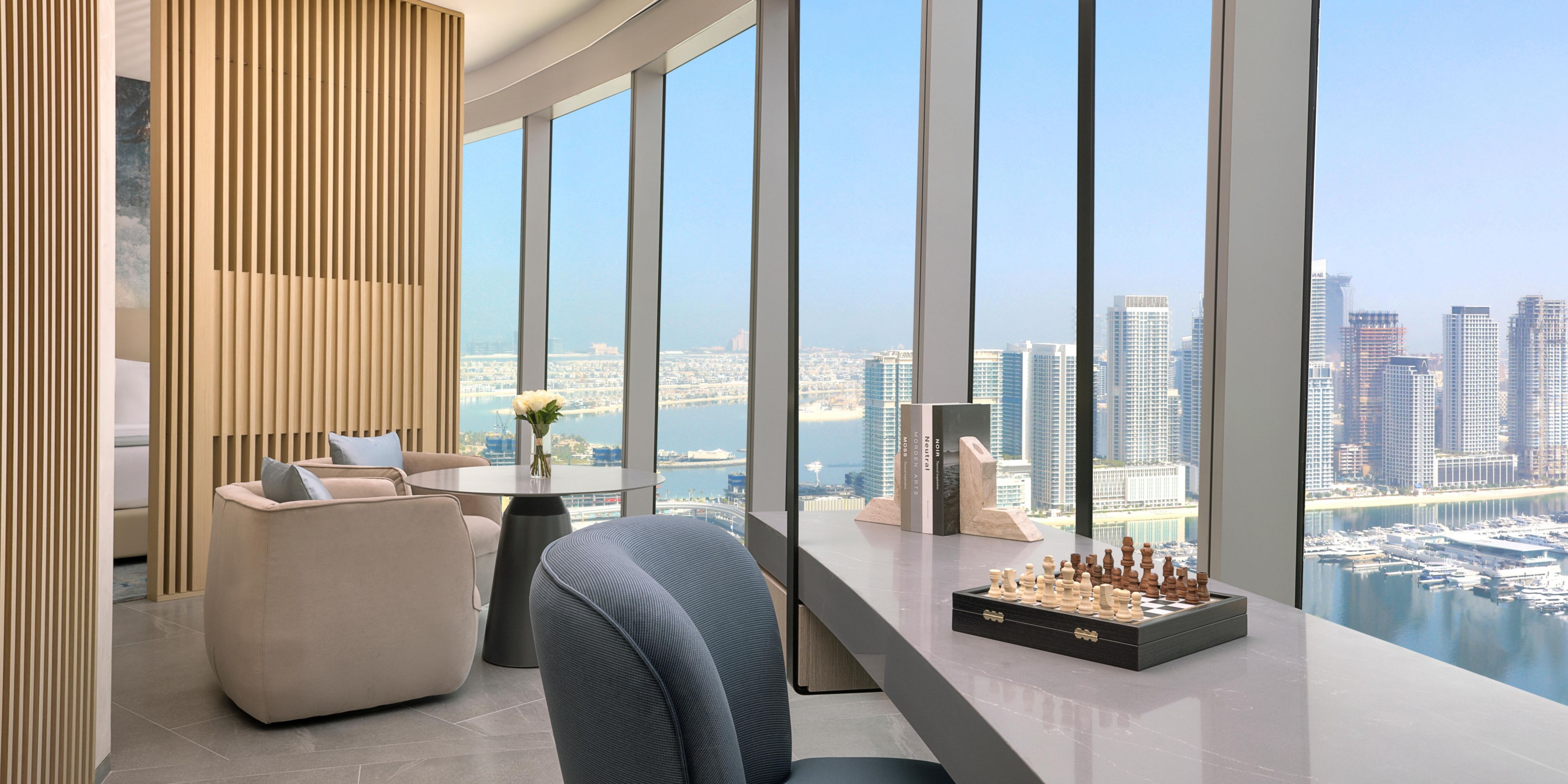 Ideas take shape against the skyline from this vantage