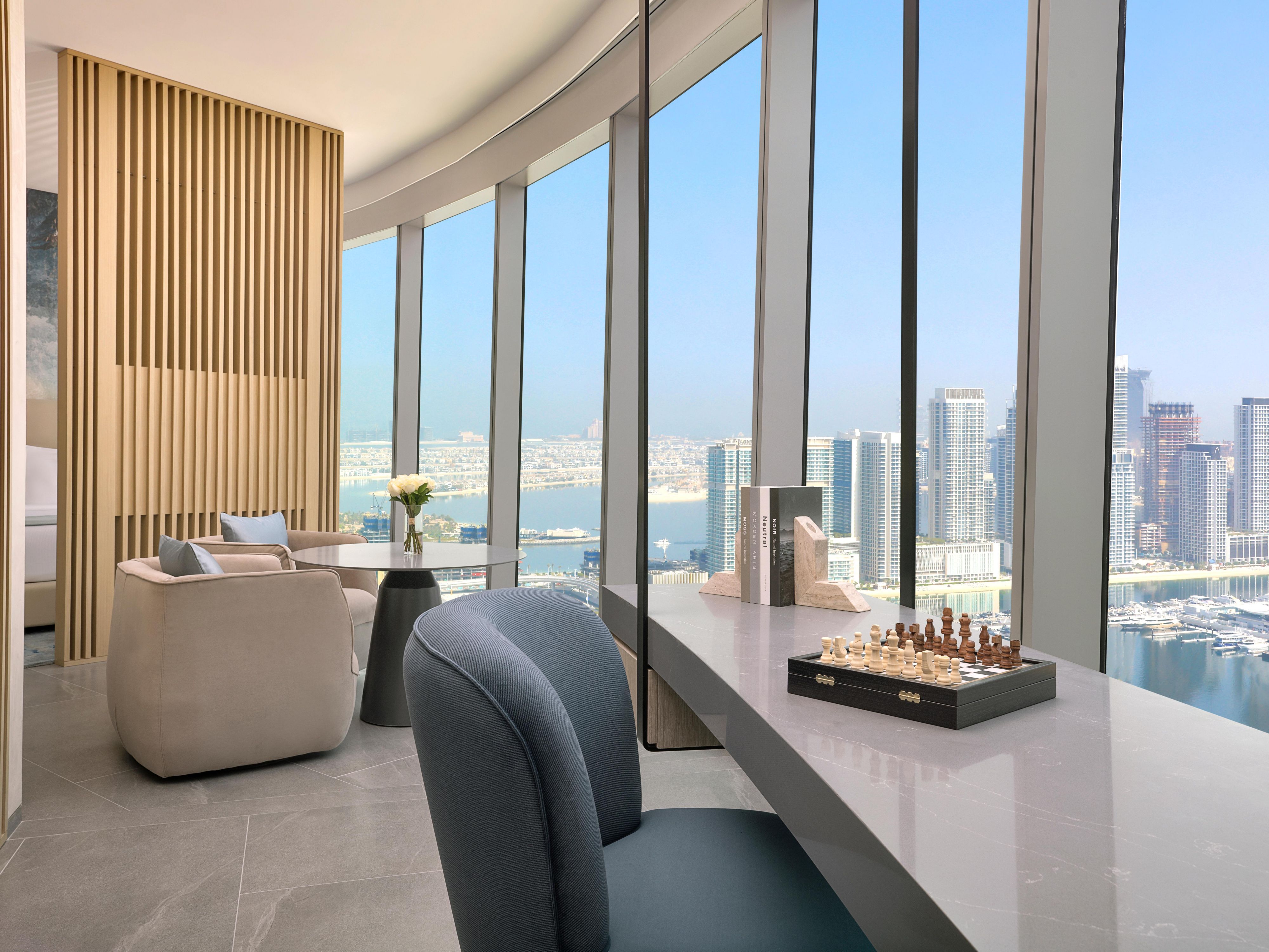 Ideas take shape against the skyline from this vantage