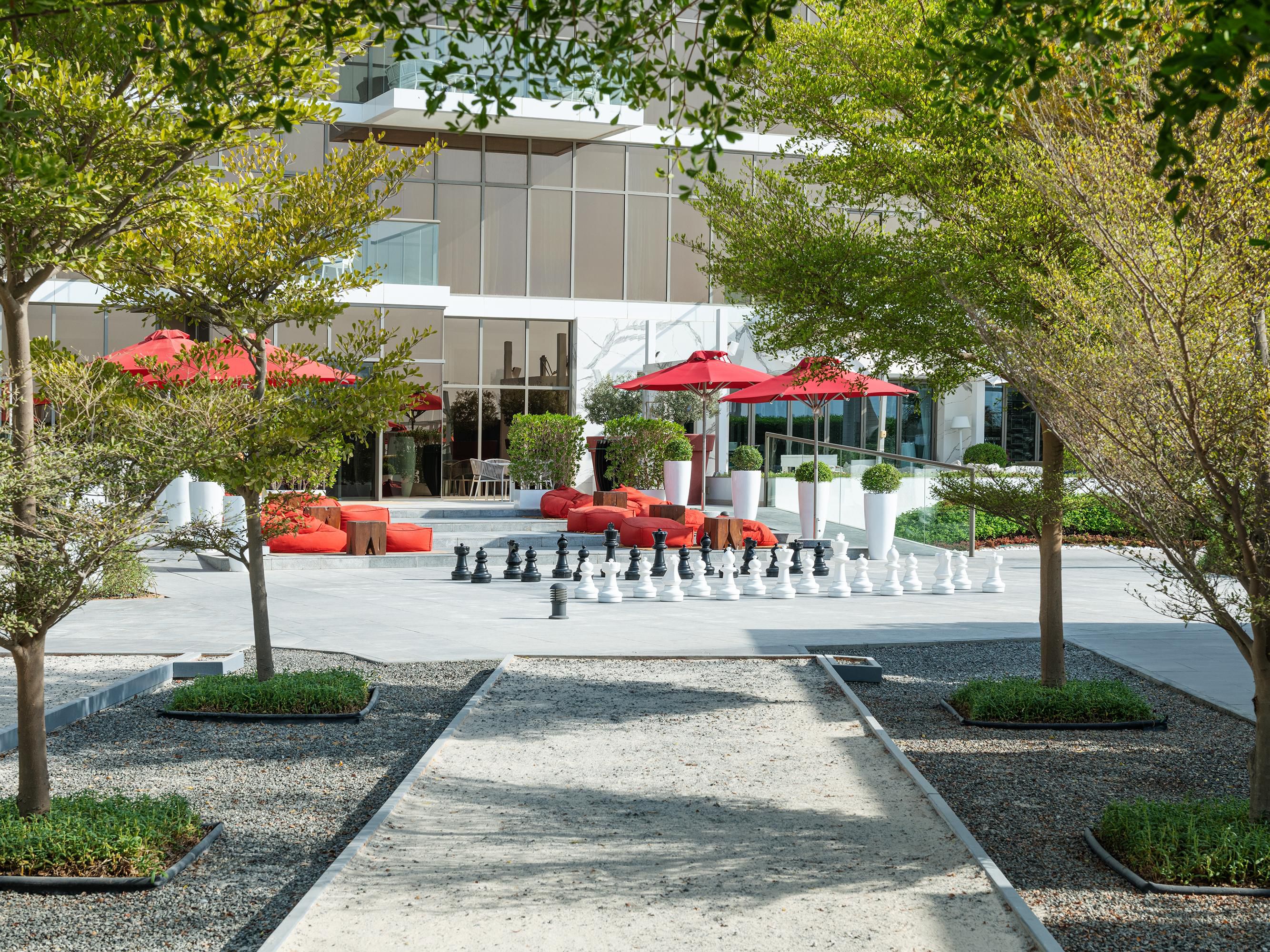 The games garden with recreational activities!