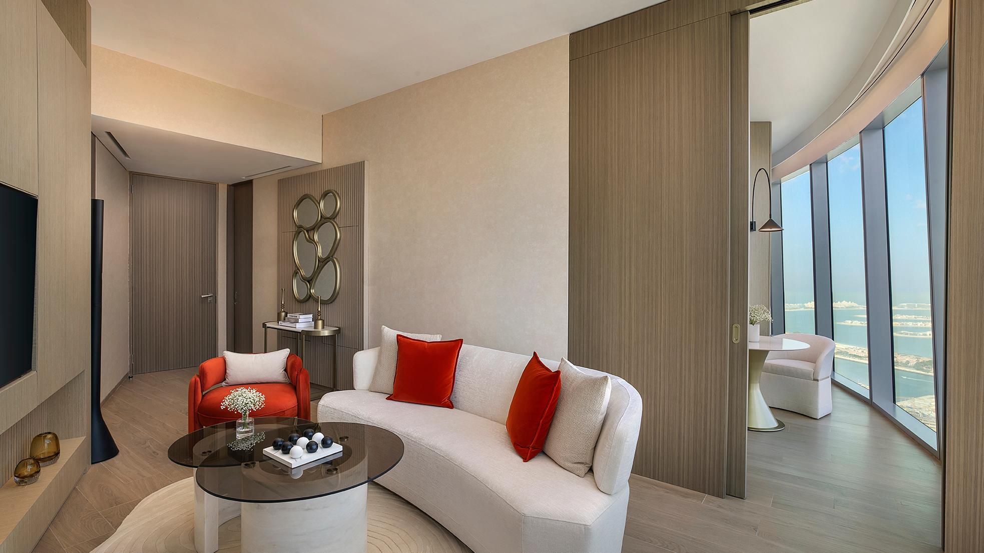 Open living spaces with calm, elevated views