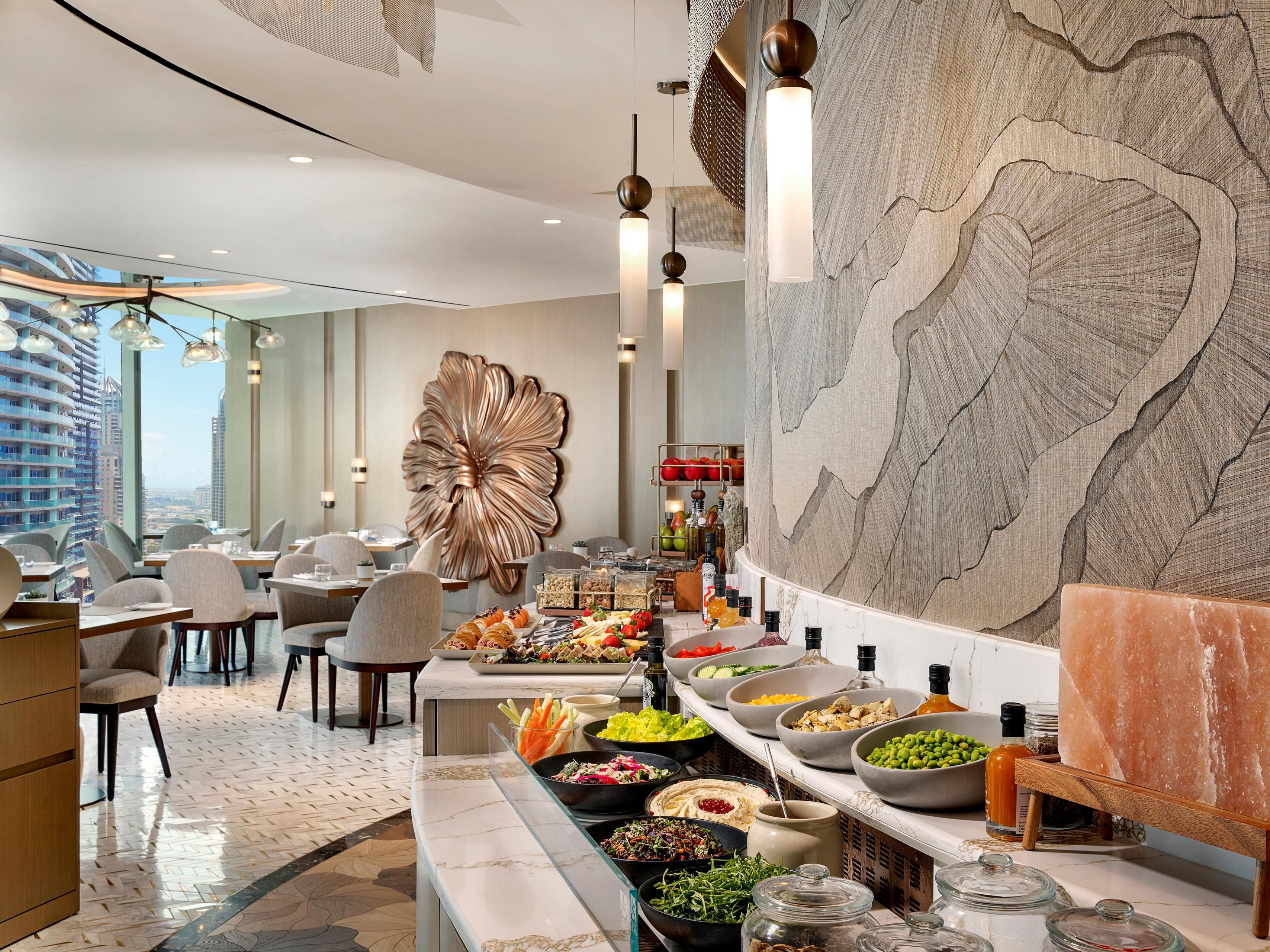Food Counter - The Nest Club Lounge - Ciel Dubai Marina, Vignette Collection