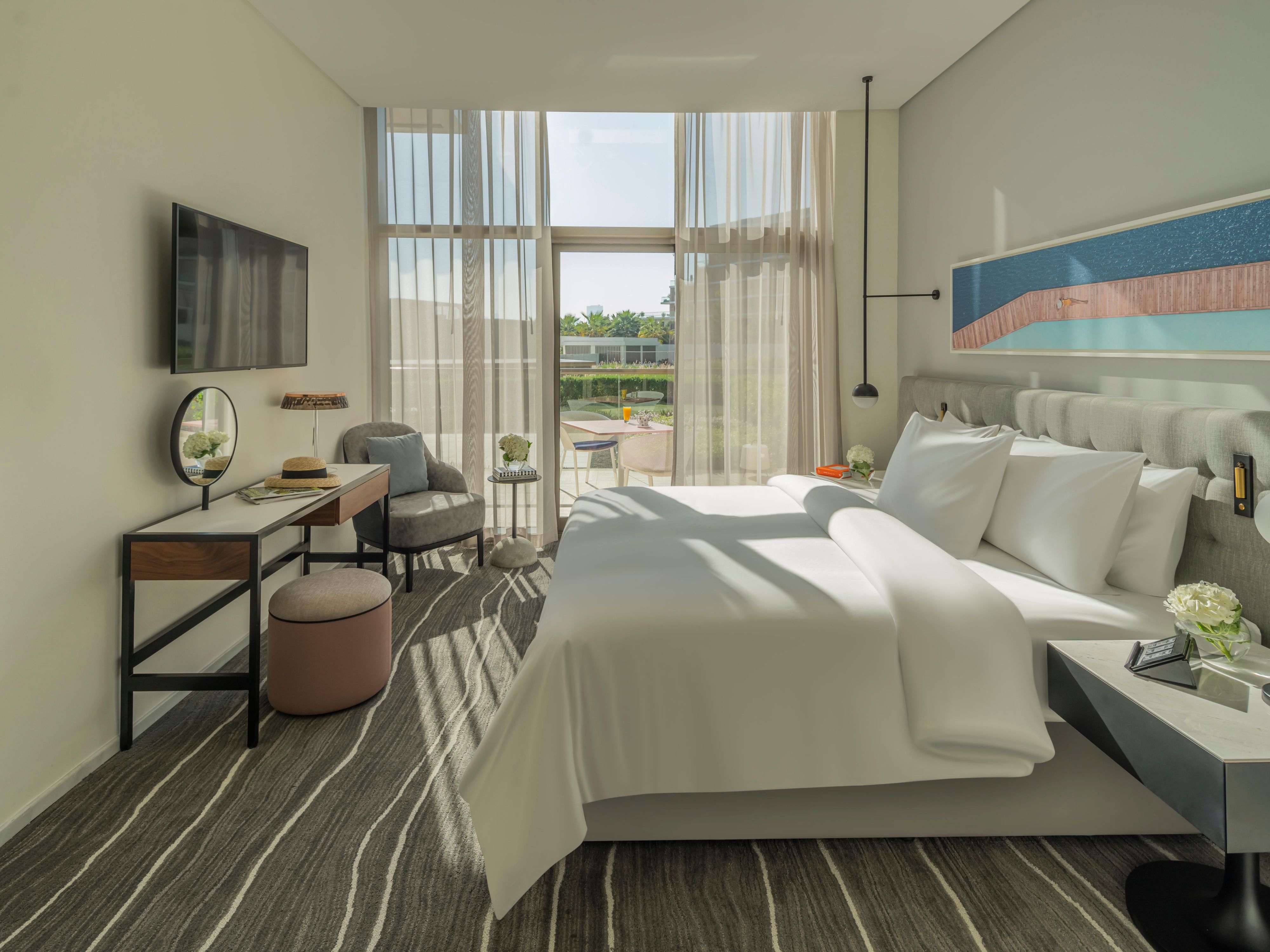 Guest Bedroom with seamless amenities and services.