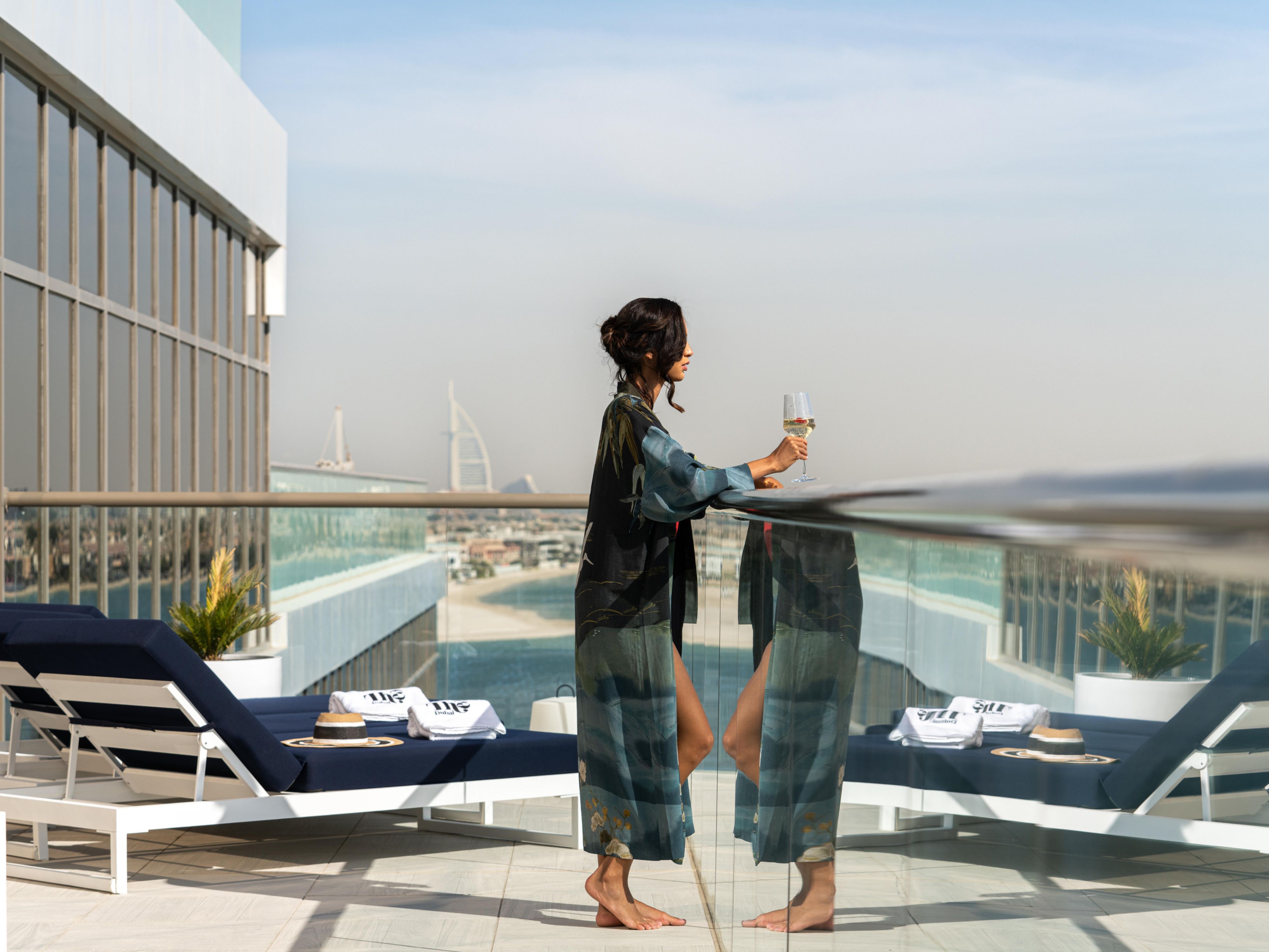 "Embracing serenity on  cozy balcony – where relaxation is
