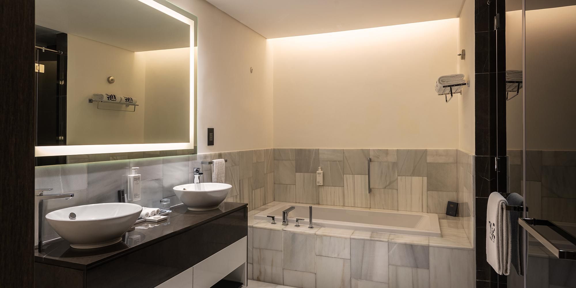 The luxury you deserve, from the moment you enter our bathroom
