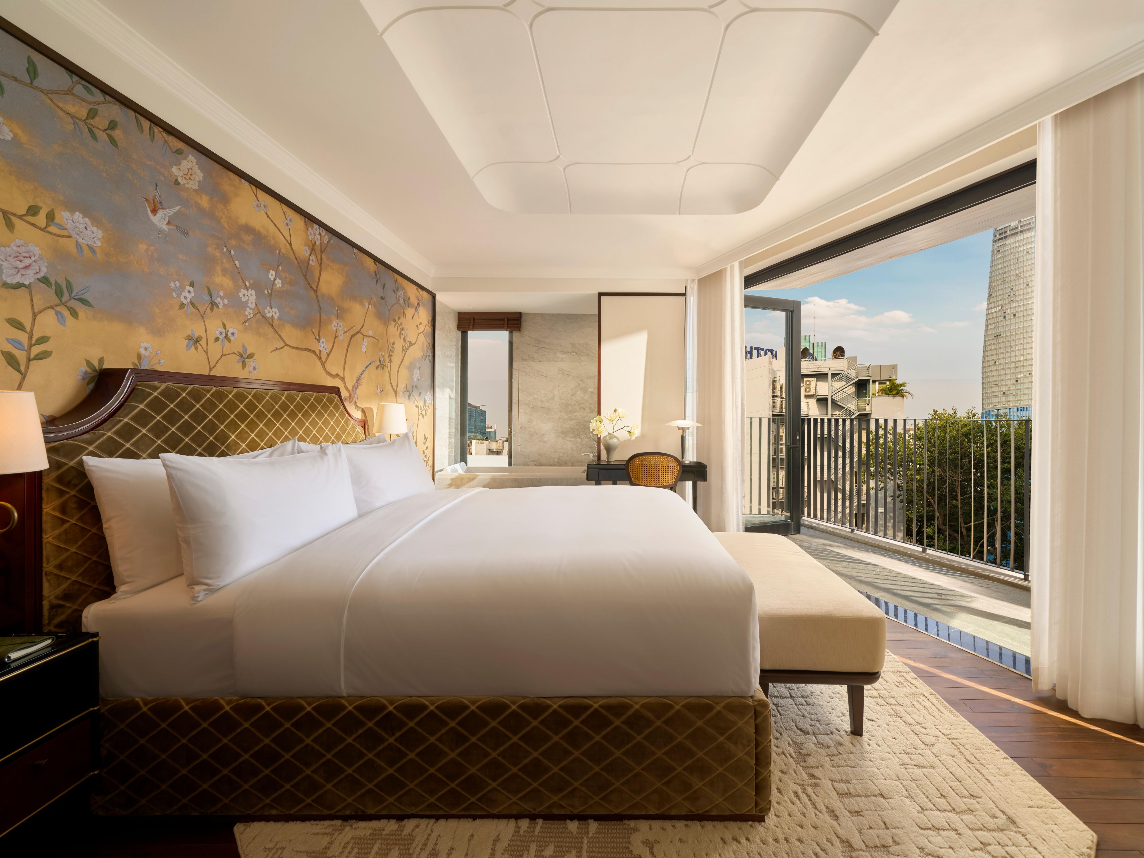 Breathtaking panoramic views from your private Indochine corner.