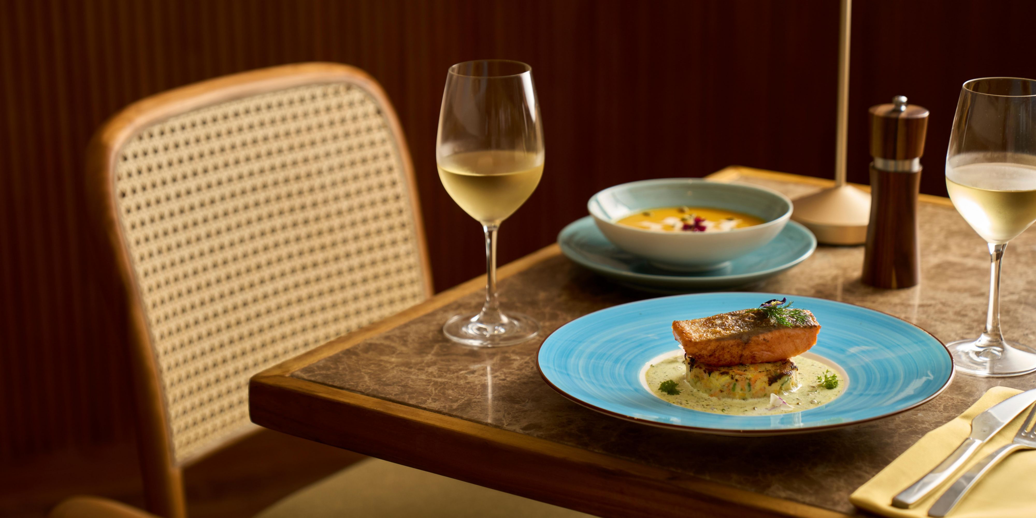 Discover Hoi An's culinary gems, where each meal tells a story. Savor riverside French-inspired dishes at Bistro Julienne, reimagined Vietnamese classics at The Yellow Bicycle, and bold American-Asian BBQ at Ember & Sip. Each venue is a palatable delight. As an IHG One Rewards member, enjoy exclusive dining privileges that enrich every experience.
