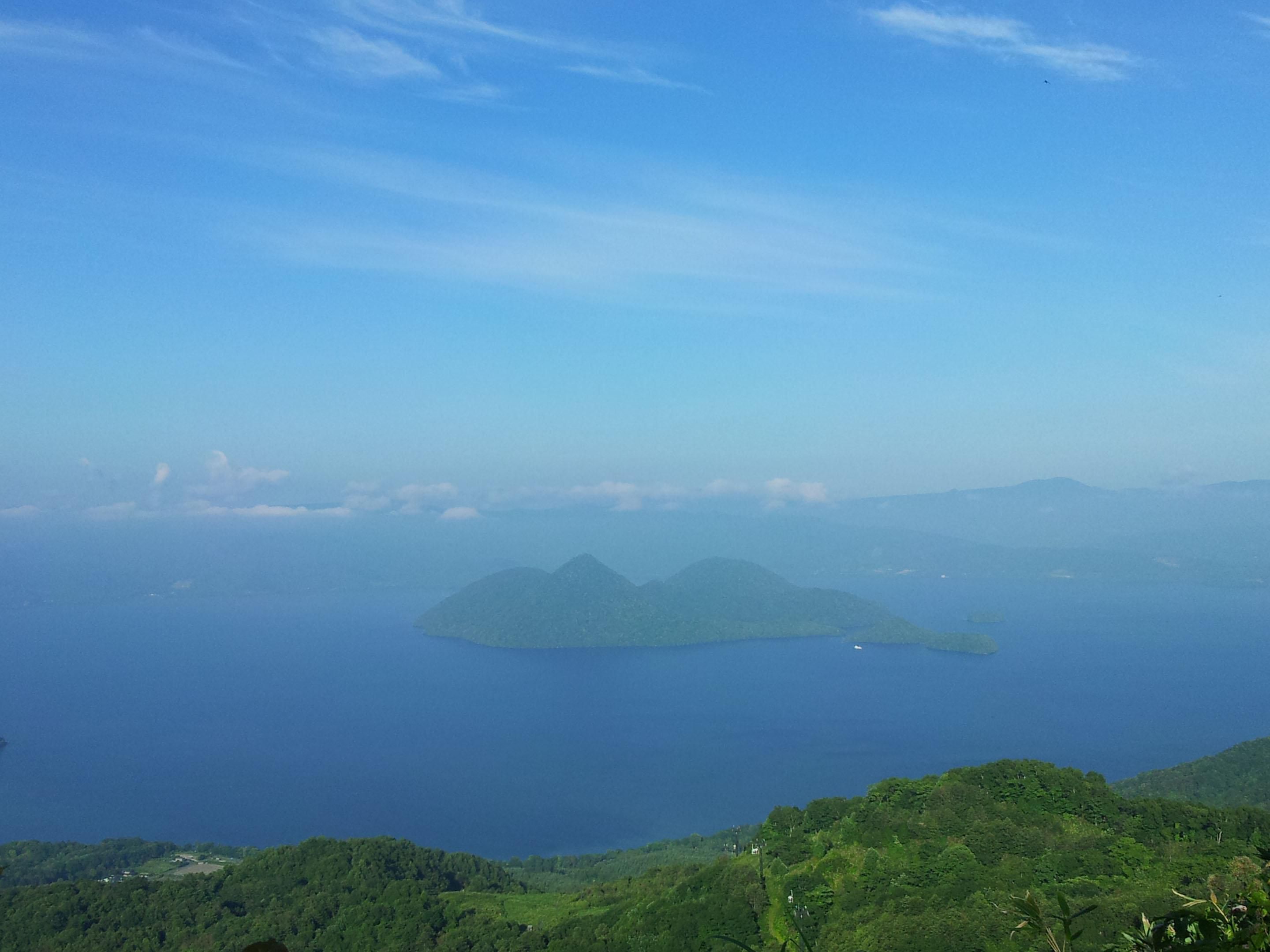 Lake Toya from the hotel