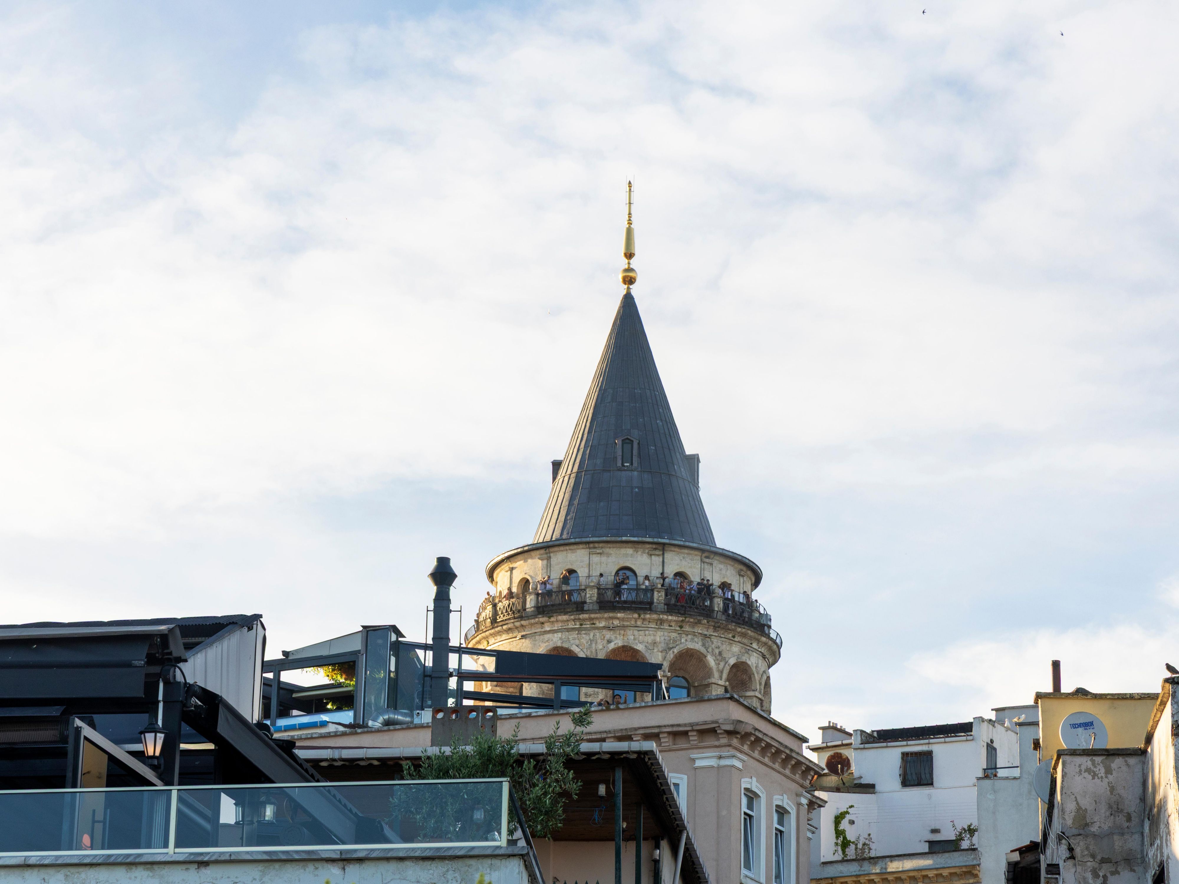 Wake up to sweeping views of Galata Tower over Istanbul's rooftops