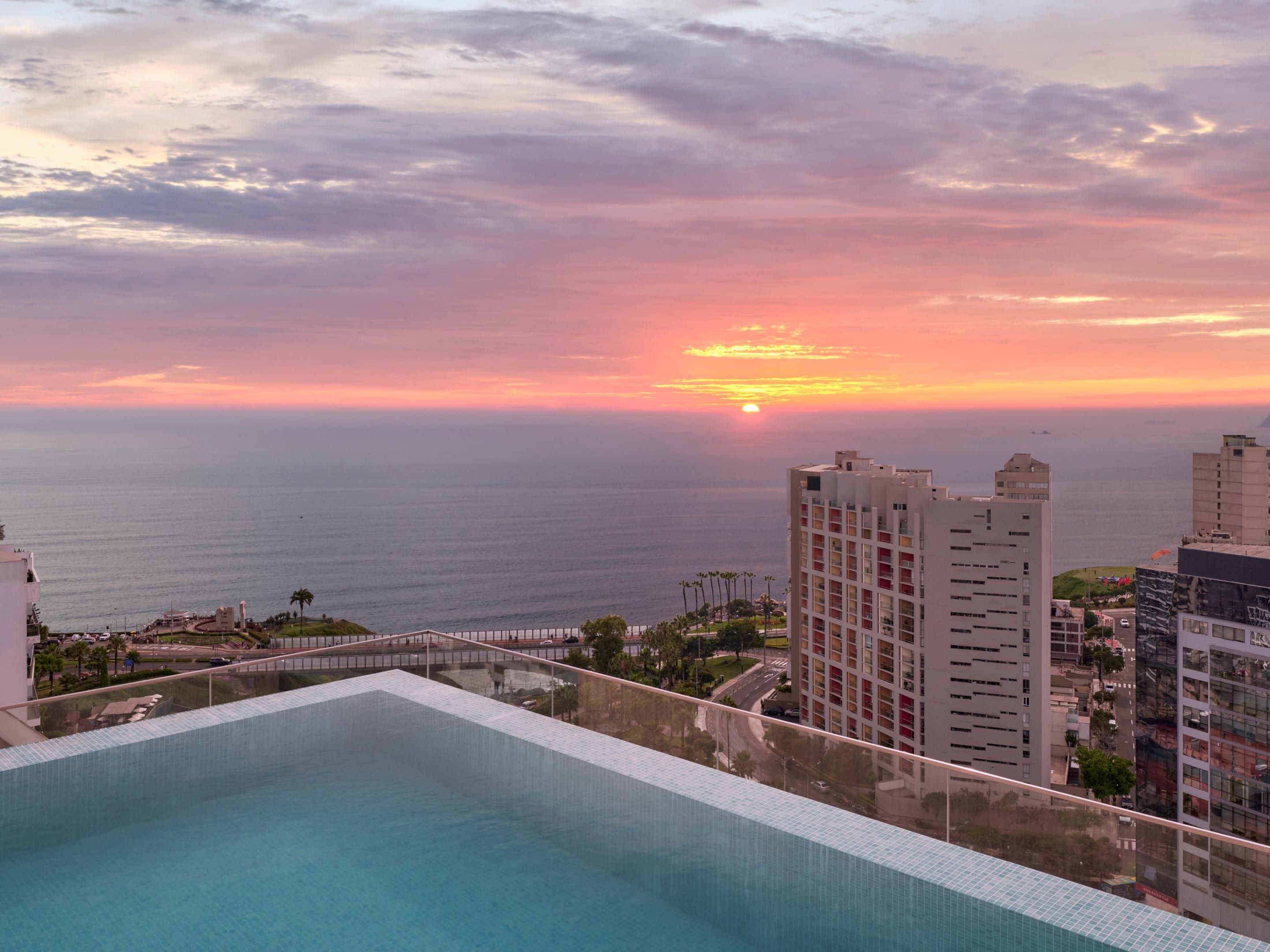 Rooftop pool