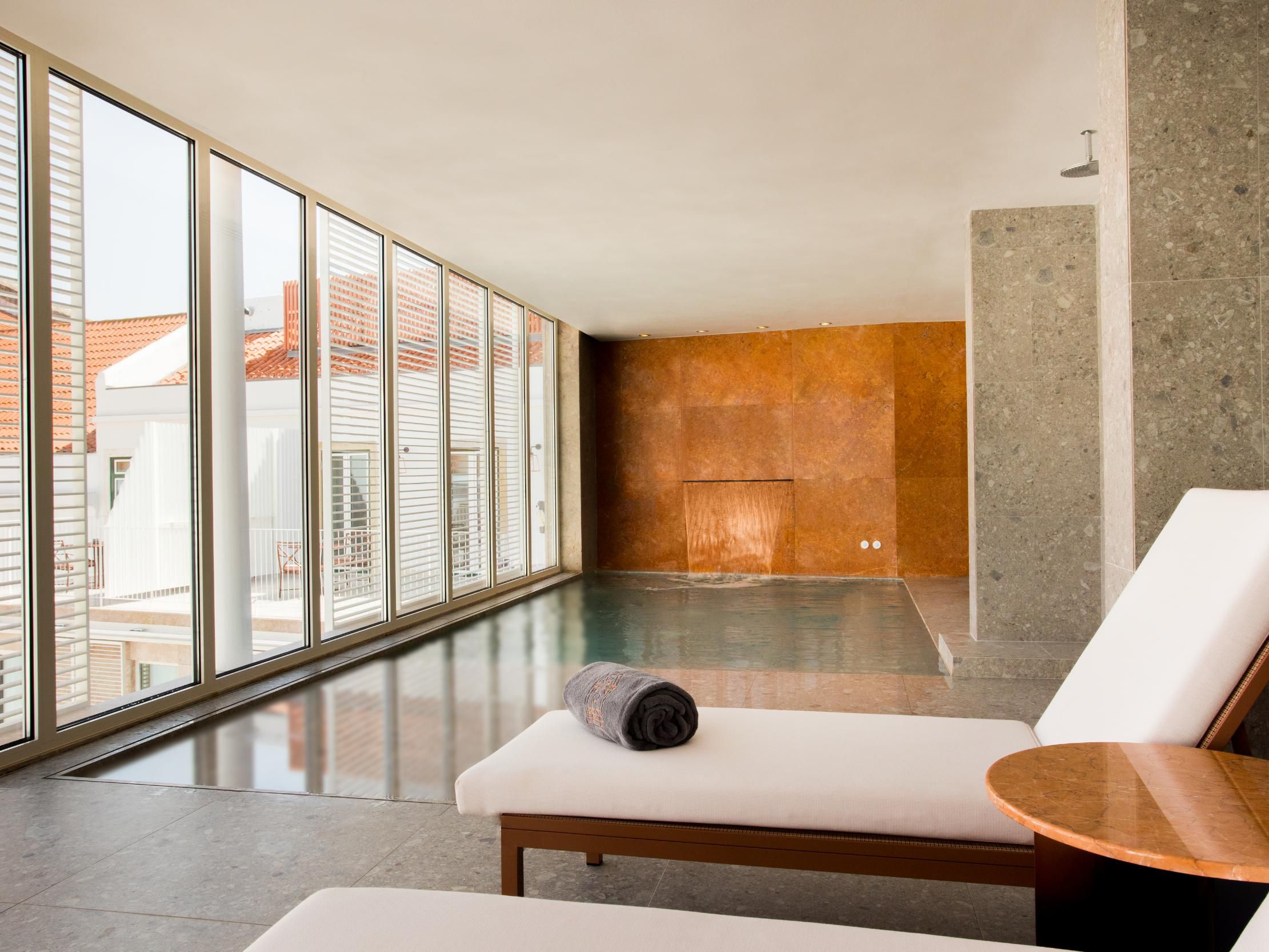 Indulge in relaxation with our indoor plunge pool