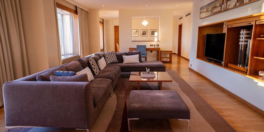 Unwind in a suite with a separate living space