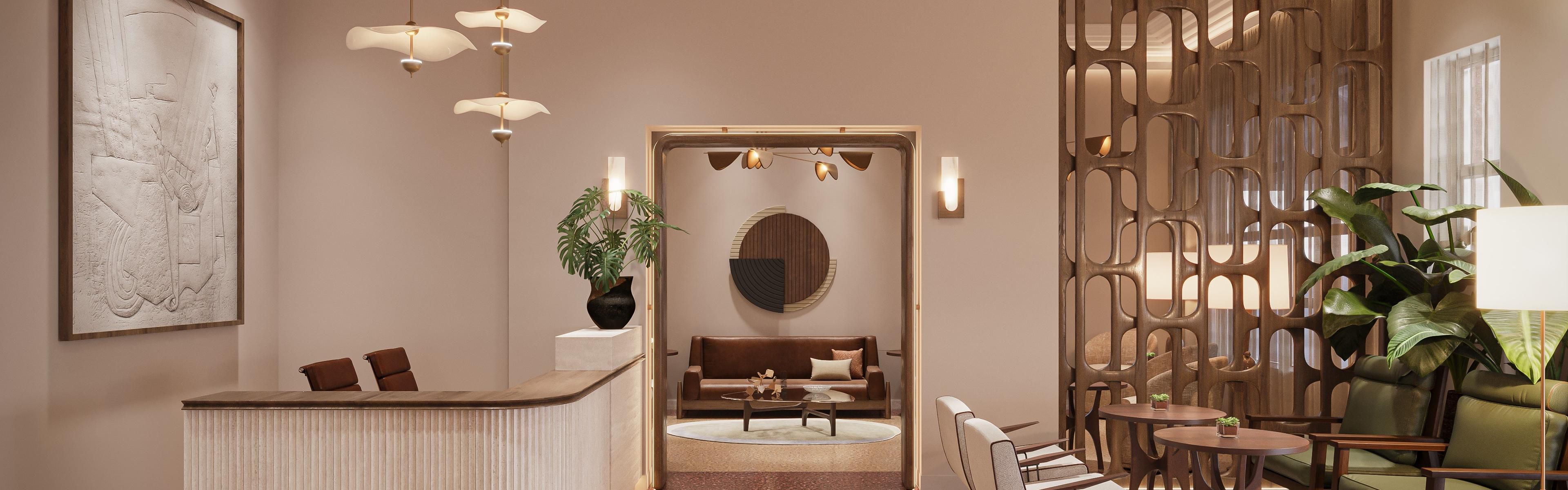 Bossa Hotel lobby.