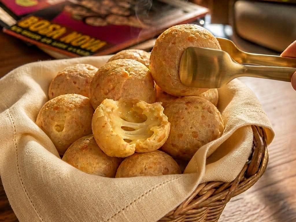 Warm pão de queijo at the Bossa Ritual, Bossa House Miami Beach.