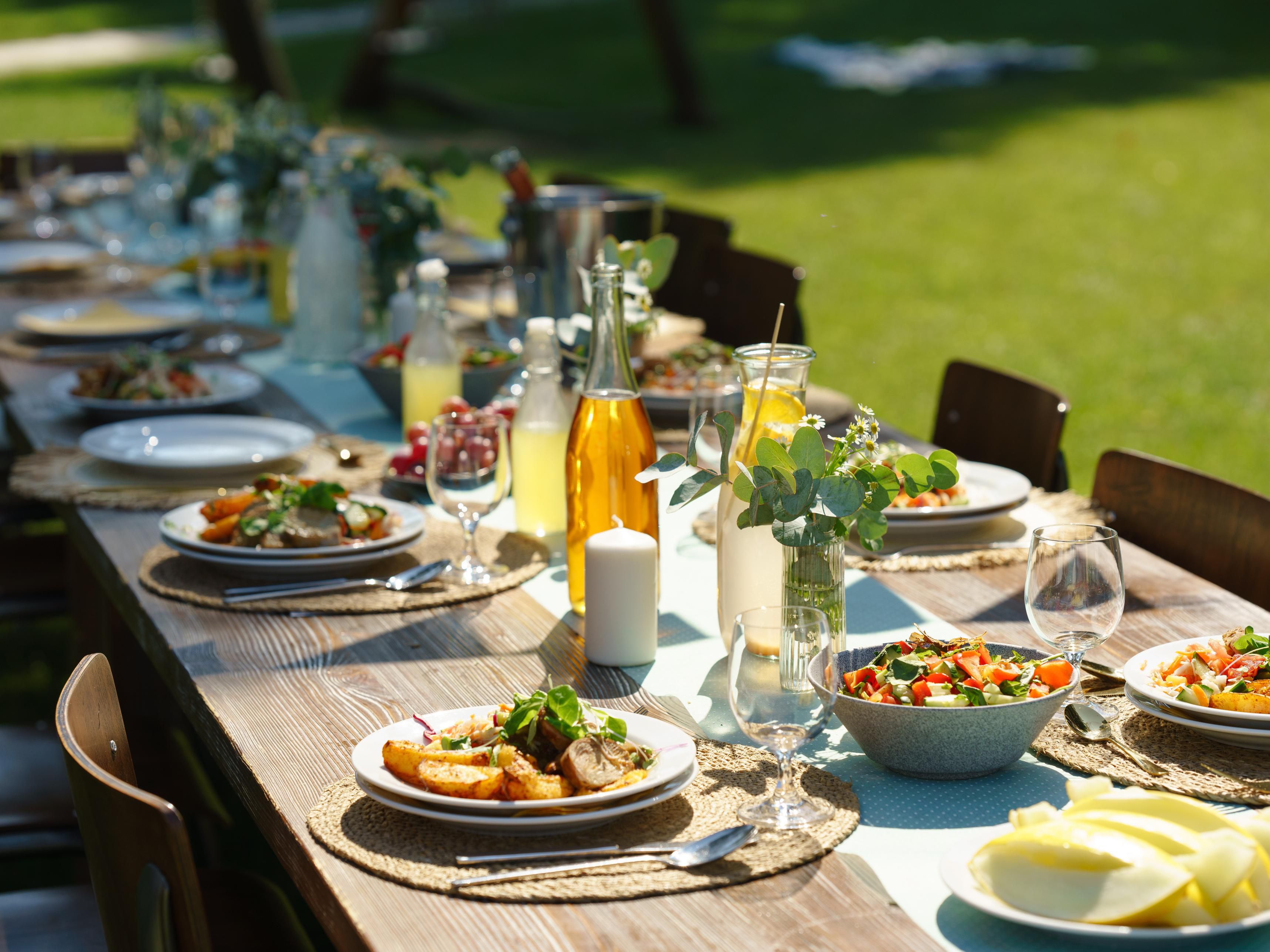A garden table set for seasonal flavours and shared moments