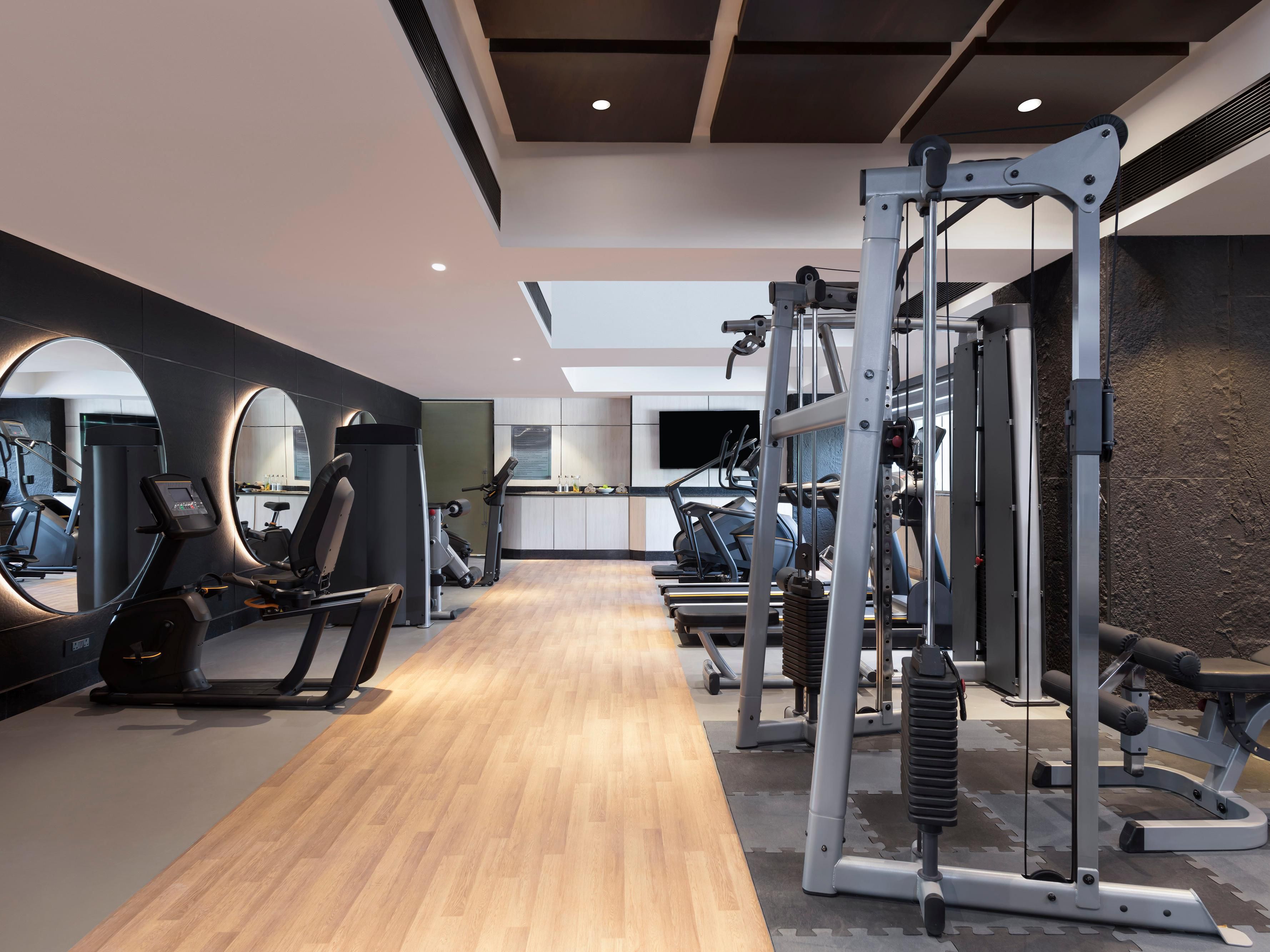 Build momentum at a fitness centre in our hotel in Panchkula