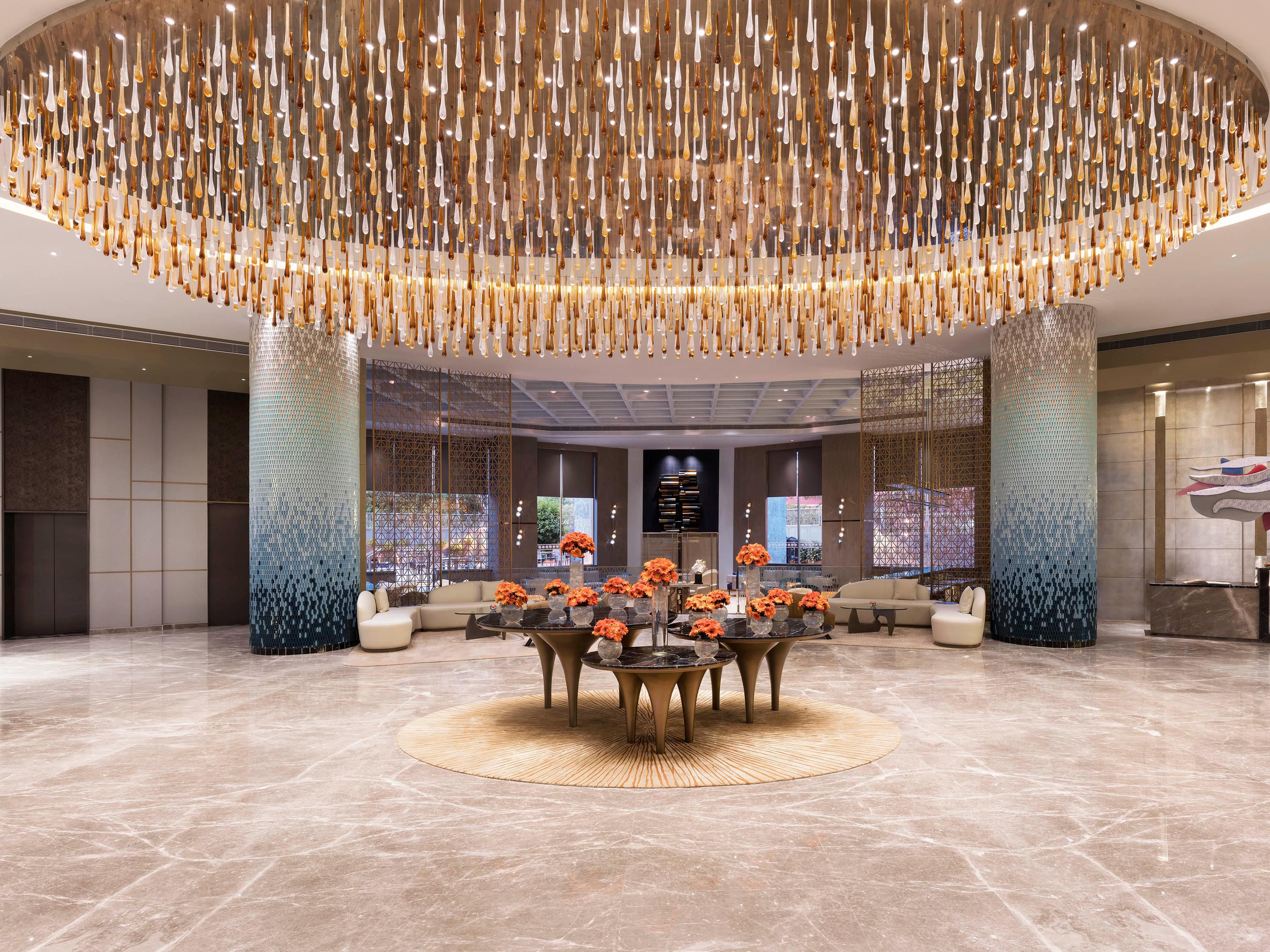 Observe a nightly ritual that makes the hotel lobby feel alive