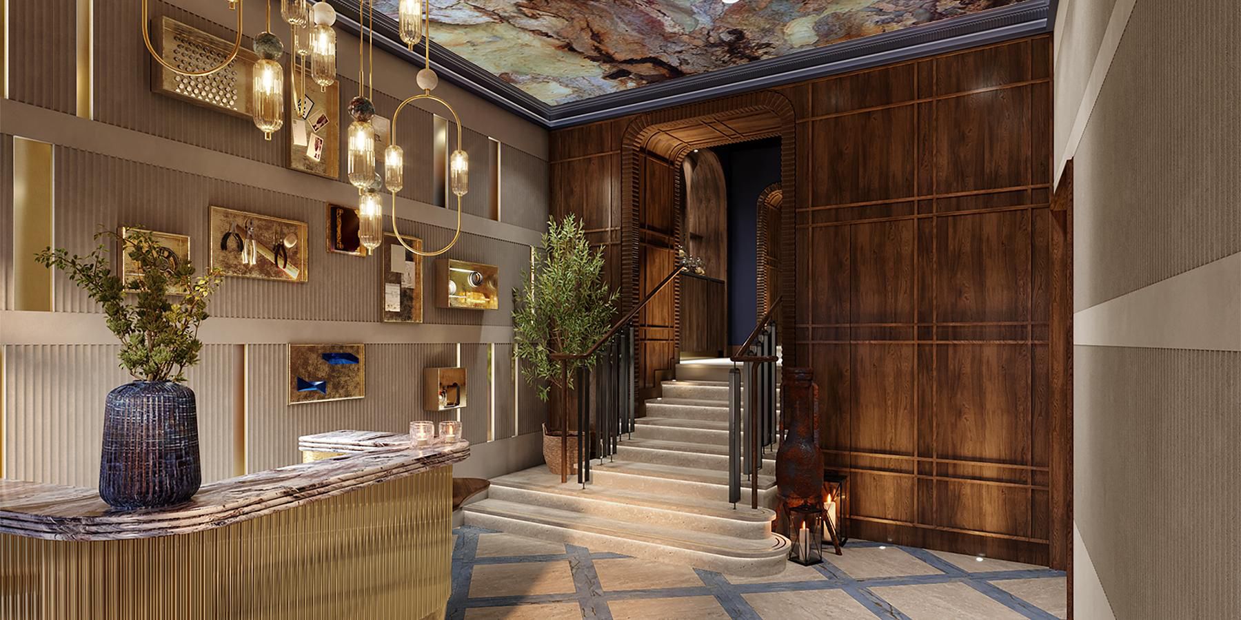 Nuestro hotel simboliza el renacimiento de Via Veneto. En una ciudad que tiene capas de historia, no las desviamos, alteramos ni dañamos. Añadimos momentos de deleite y de sorpresa, en un espacio que se siente como propio. Tu propio apartamento en la ciudad, con tu familia italiana que te recibe con los brazos abiertos.