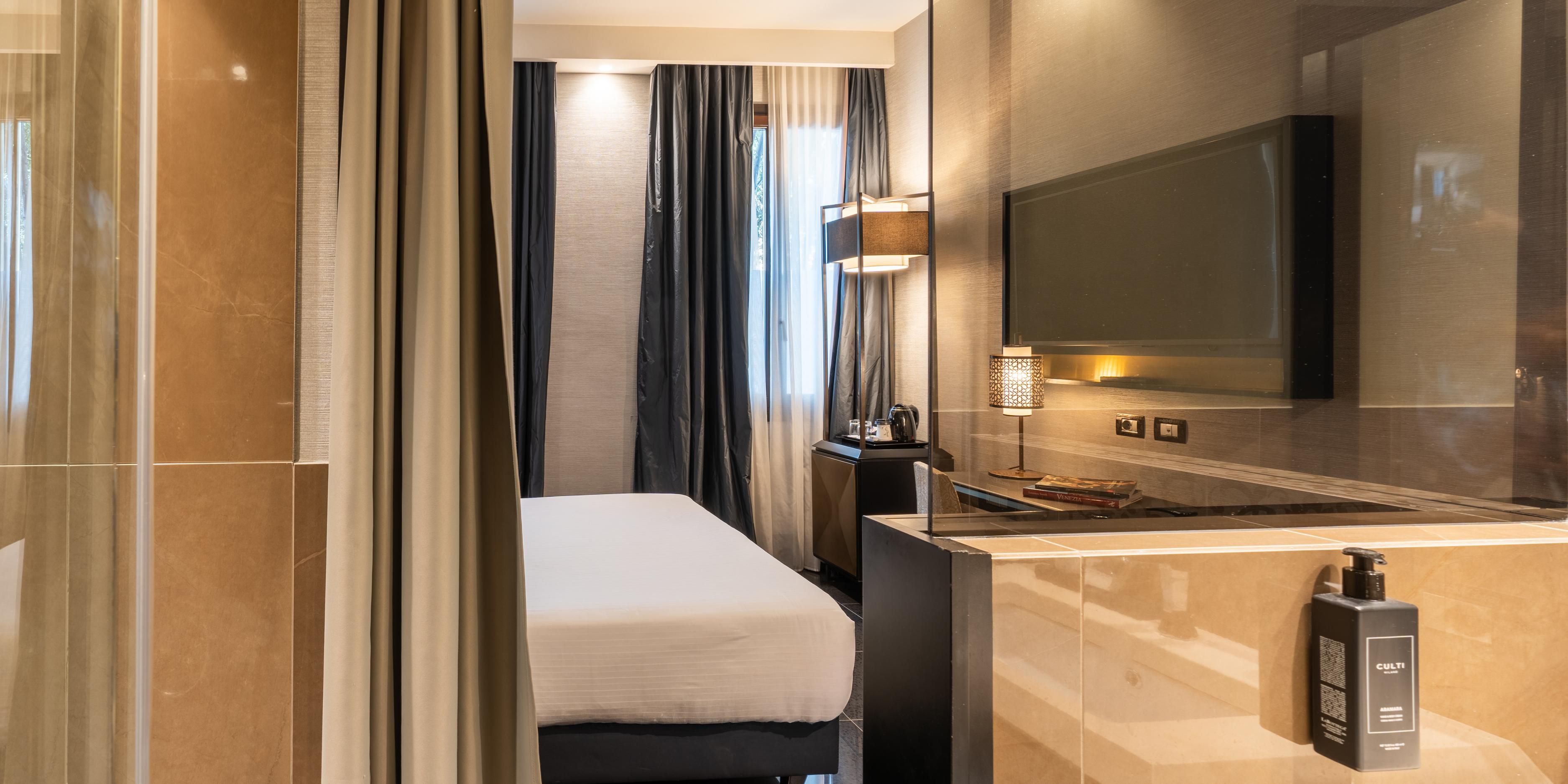 Spacious King Bed guest room for a relaxing stay