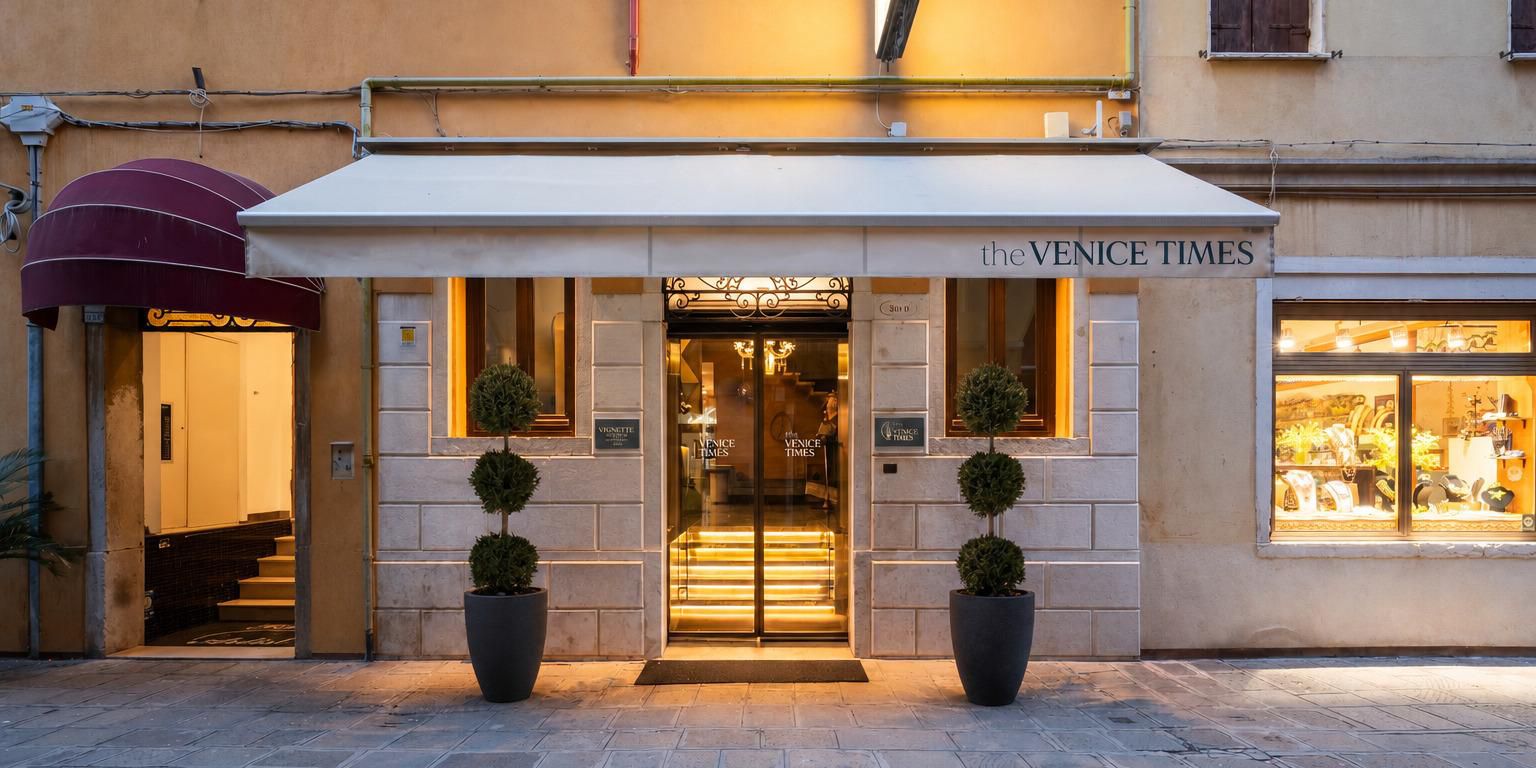 Colección de viñetas del Hotel Venice Times