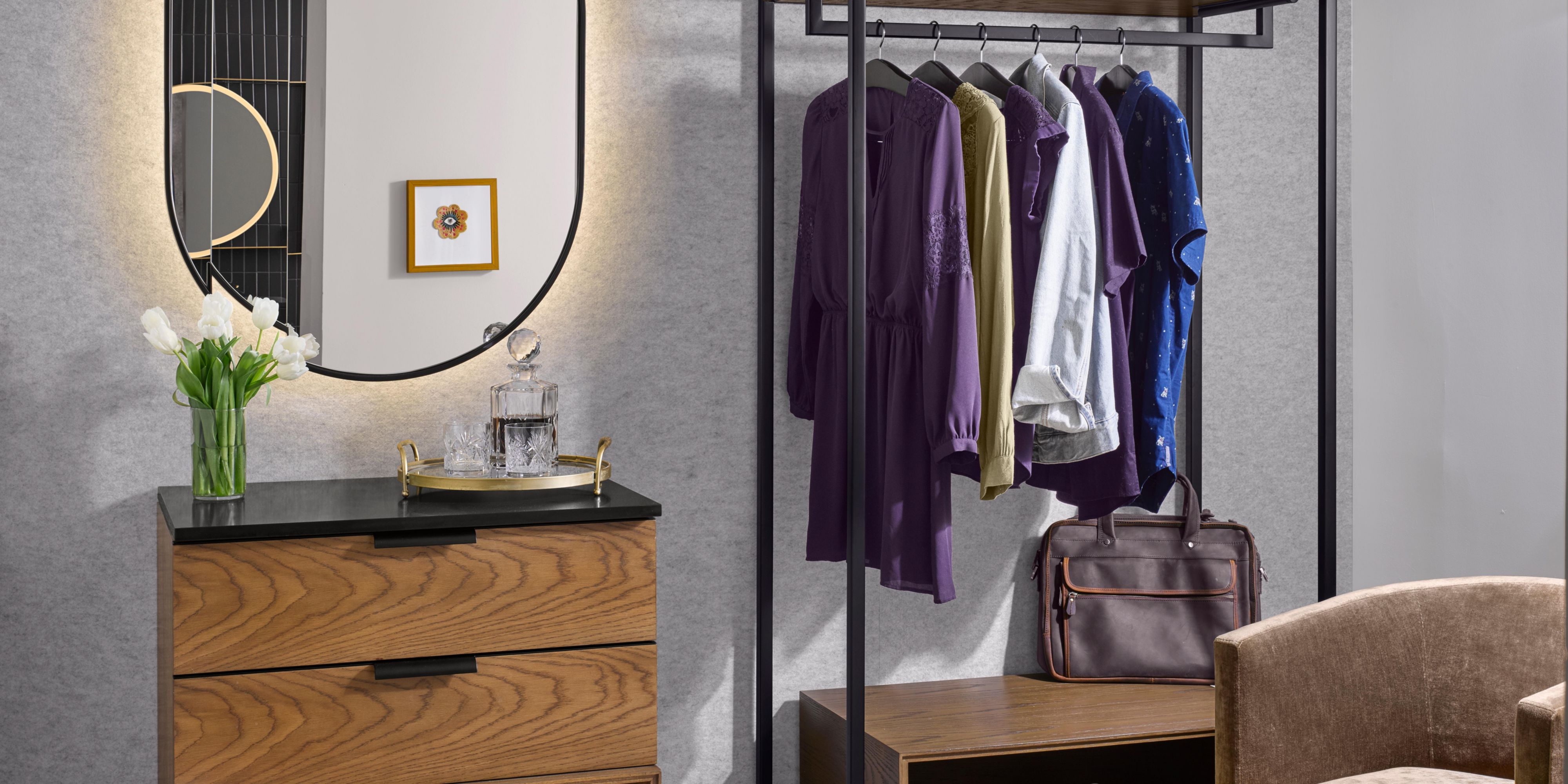You'll find modern design and special touches through the hotel.